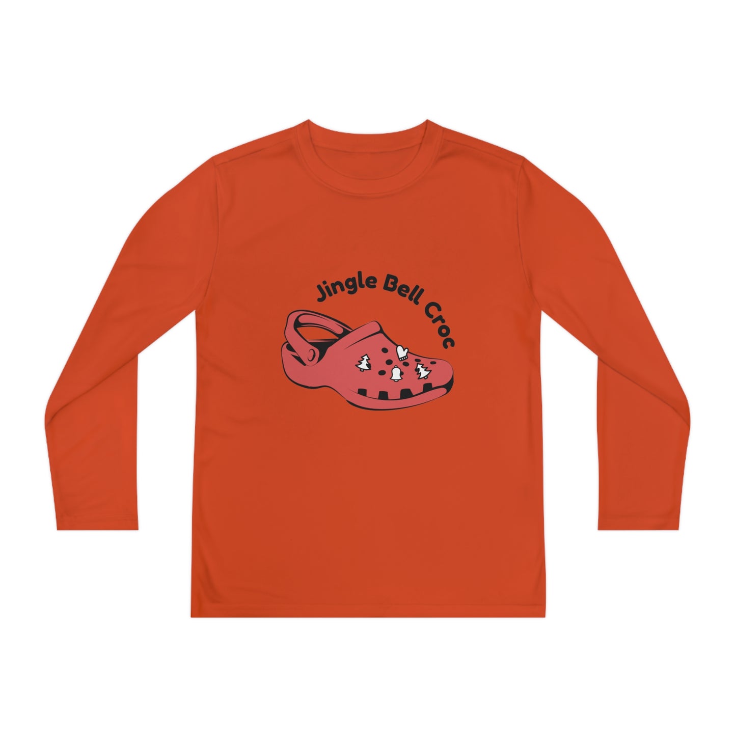 Jingle Bell Crocks-Youth Long Sleeve Competitor Tee