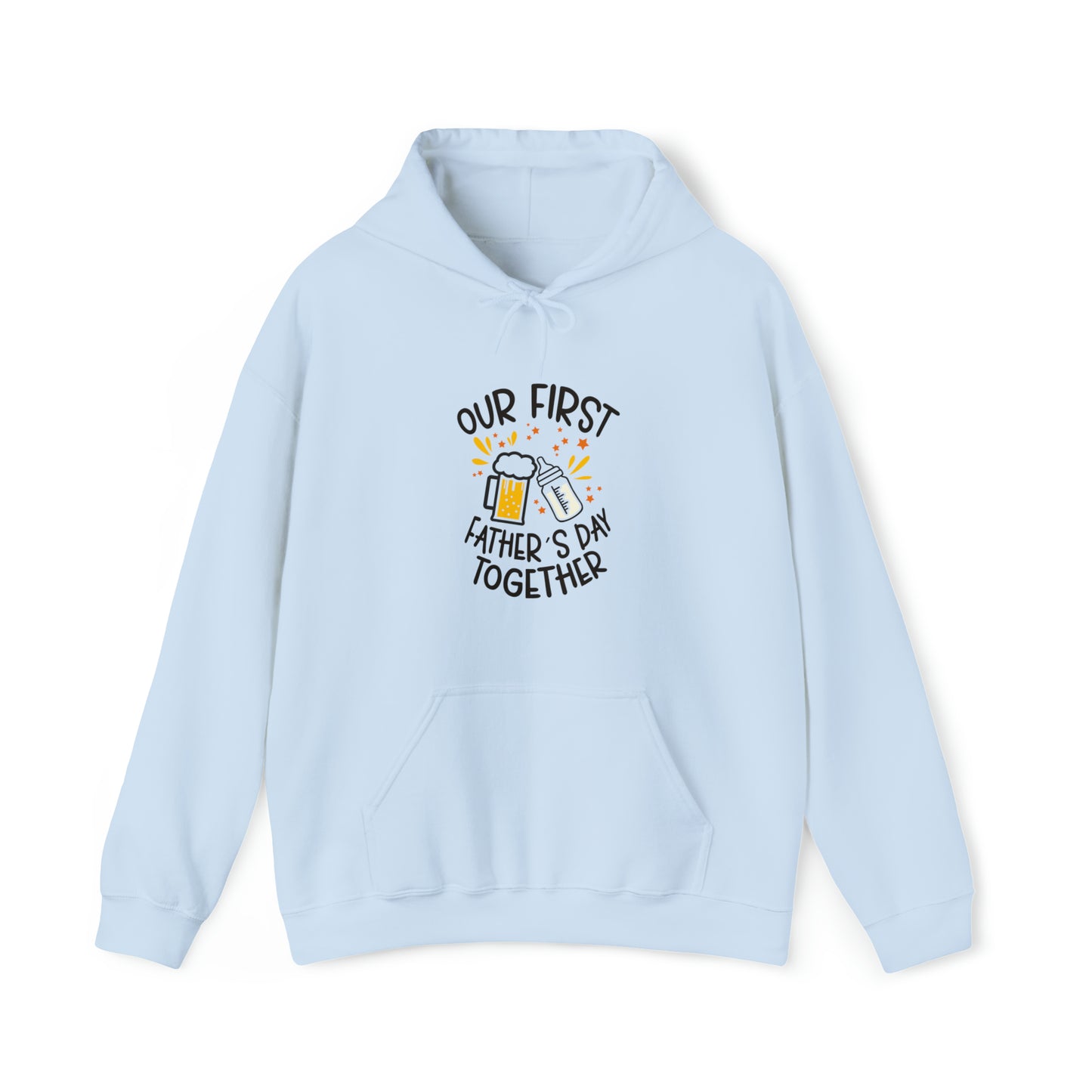 Our first father's day- Unisex Heavy Blend™ Hooded Sweatshirt