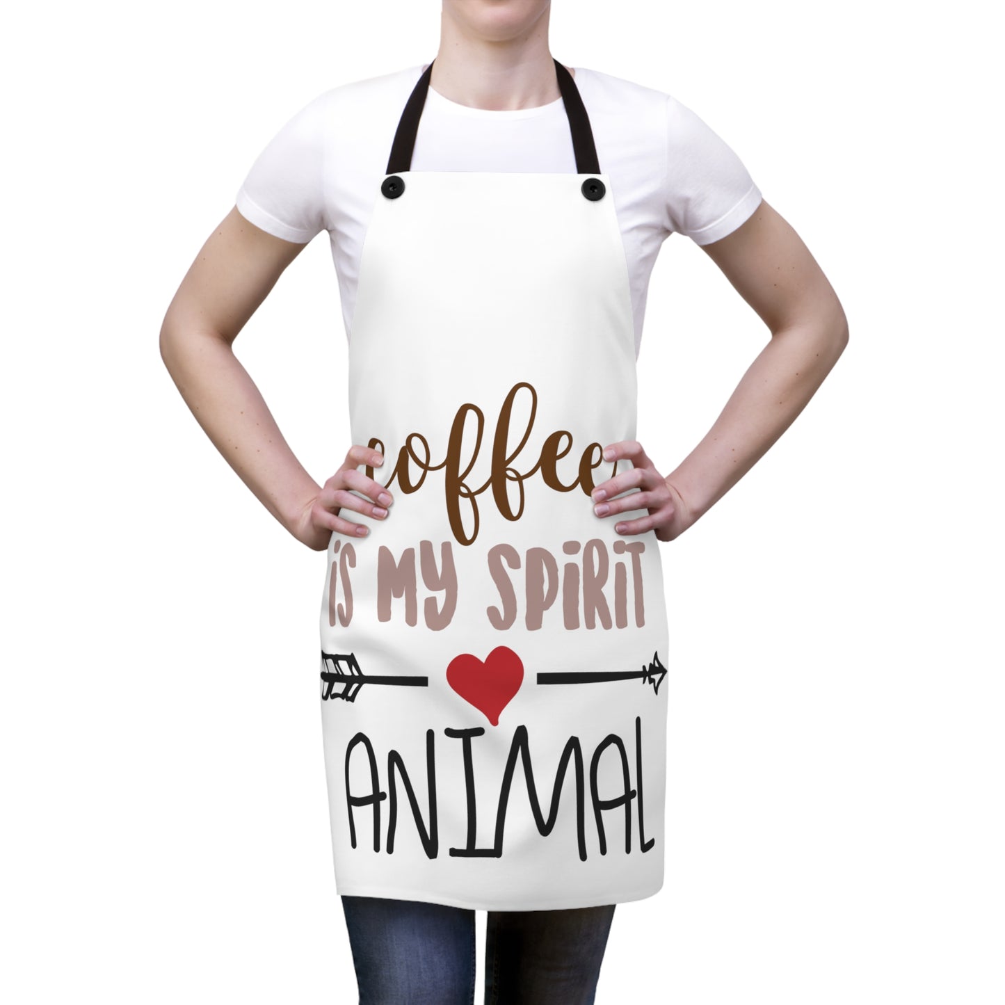 Coffee is my spirit animal- Apron (AOP)