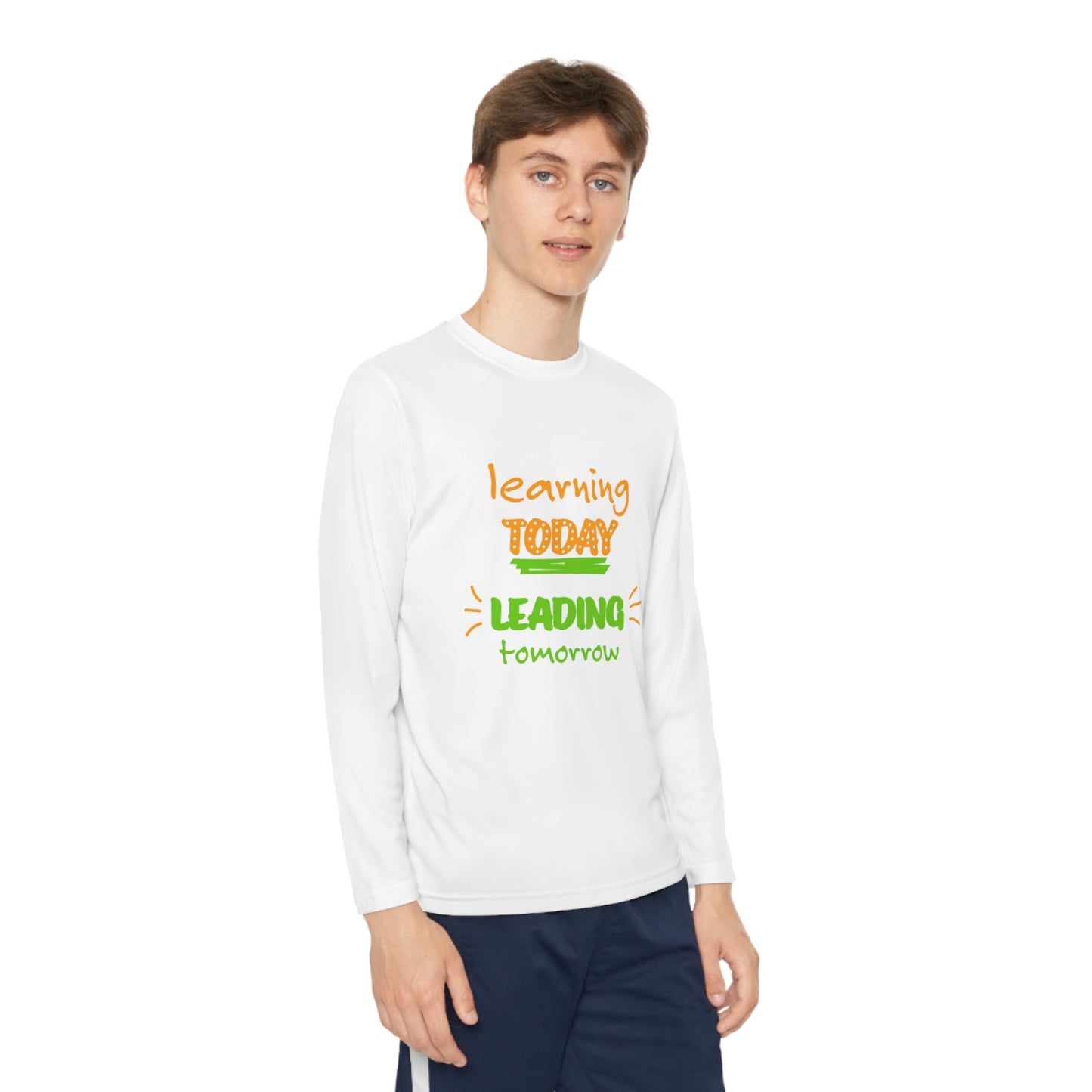 Learning today-Youth Long Sleeve Competitor Tee