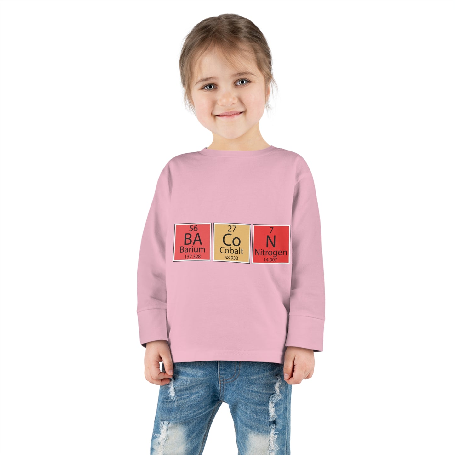 Bacon-Toddler Long Sleeve Tee