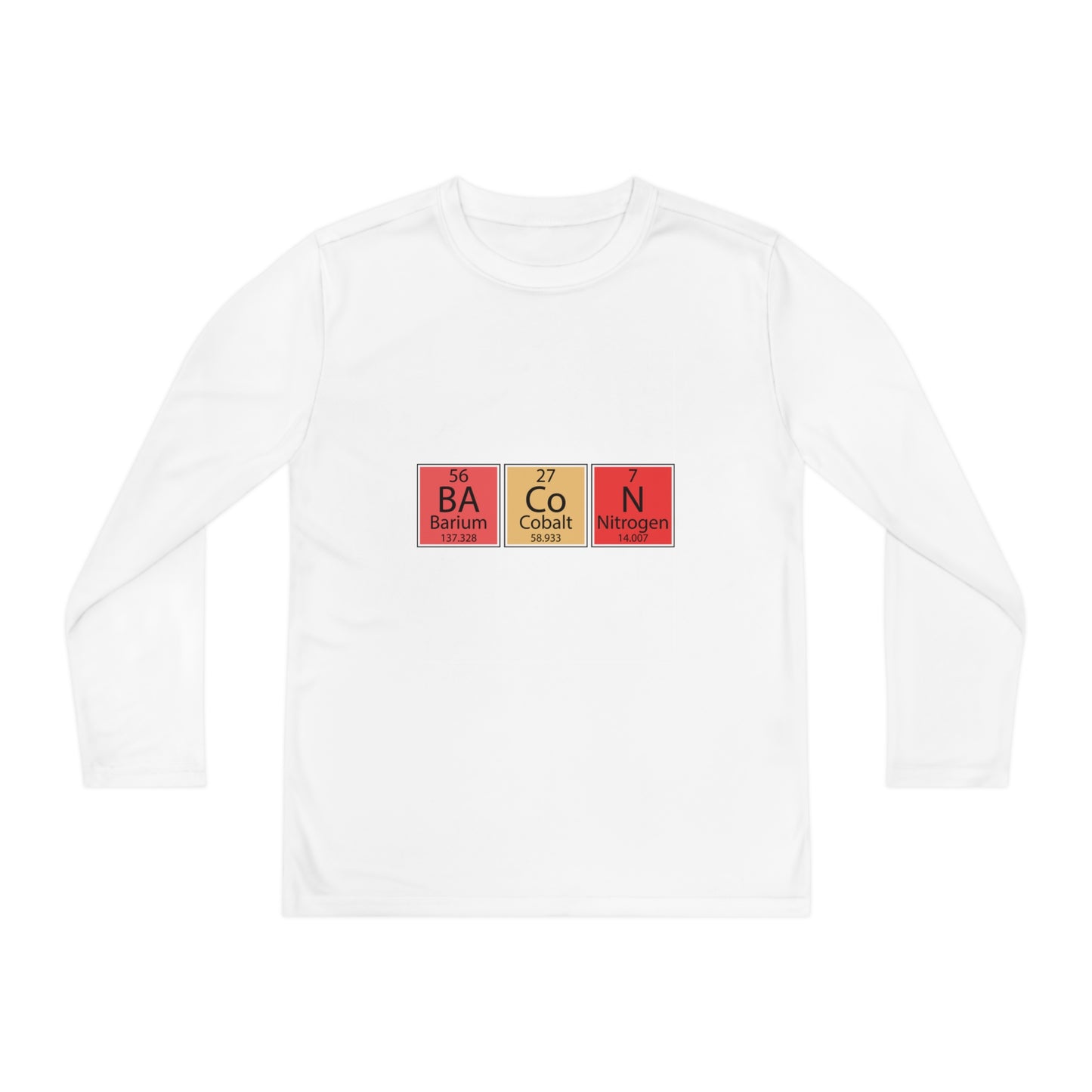 Bacon-Youth Long Sleeve Competitor Tee