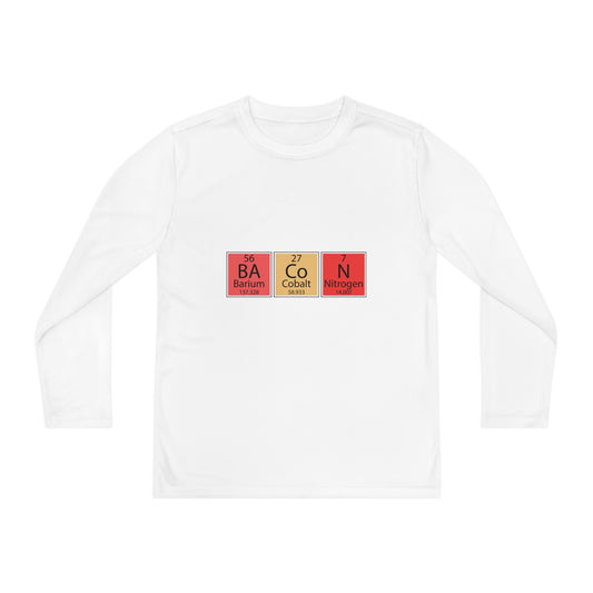 Bacon-Youth Long Sleeve Competitor Tee