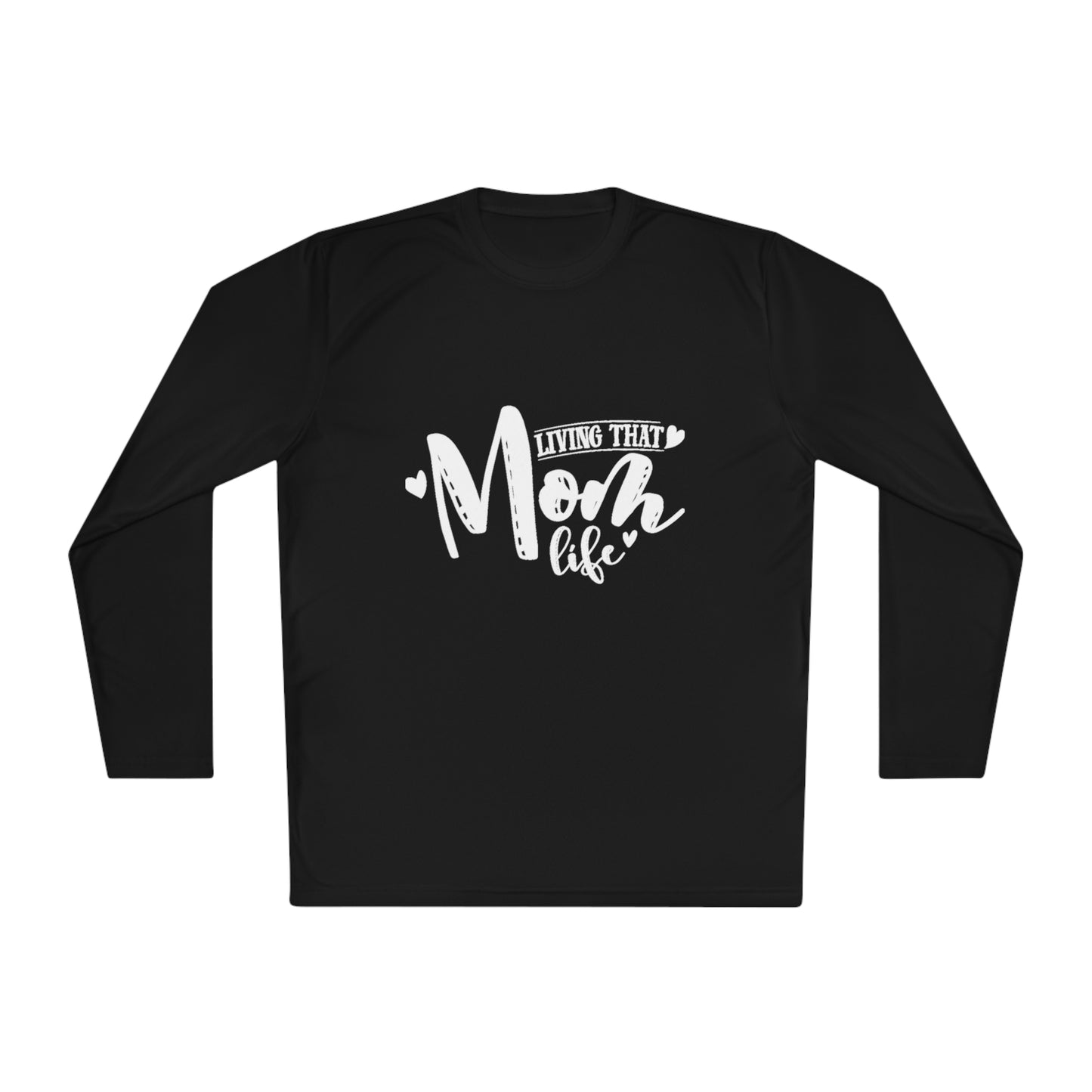 Living that Cheer mom life-  Ladies Lightweight Long Sleeve Tee