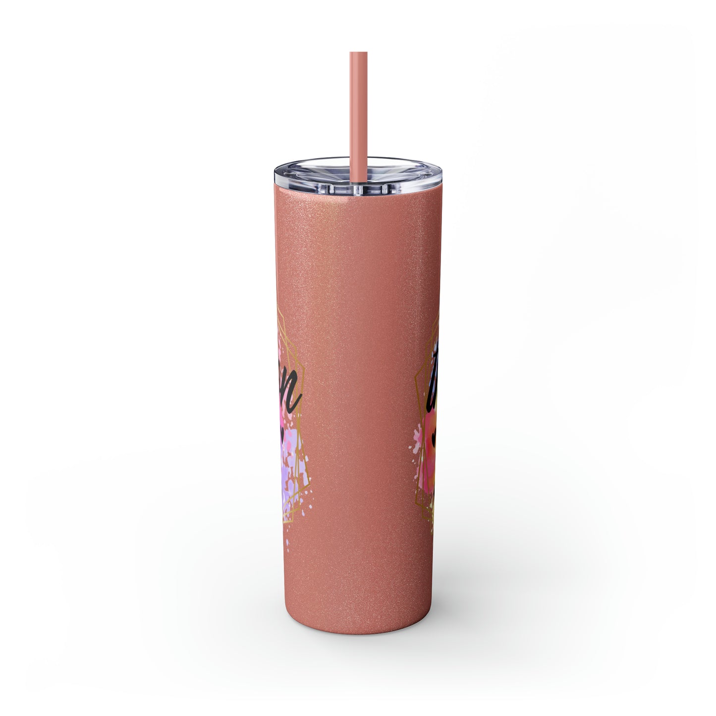 Yeah despite the look on my face- Skinny Tumbler with Straw, 20oz