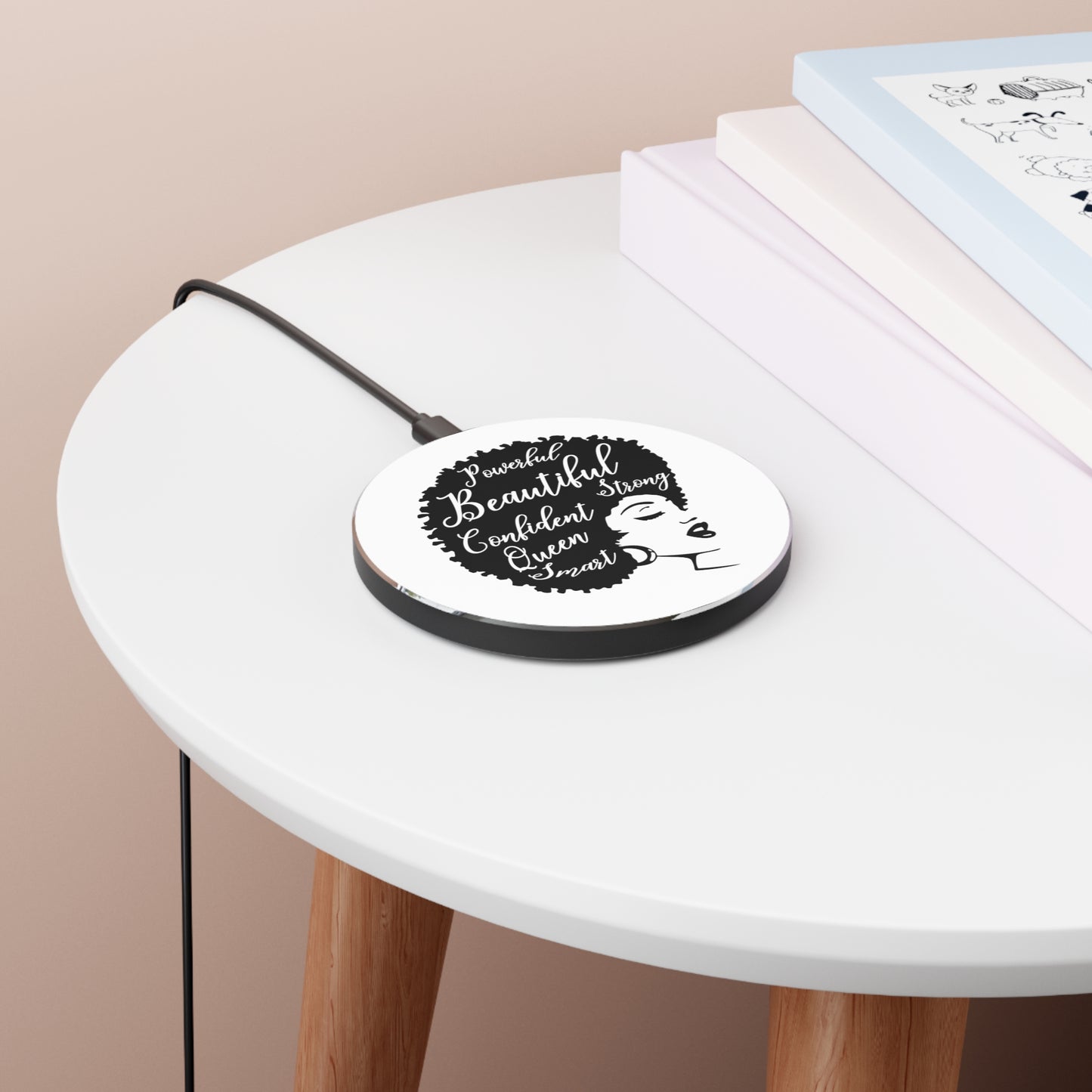 Beautiful Afro- Wireless Charger