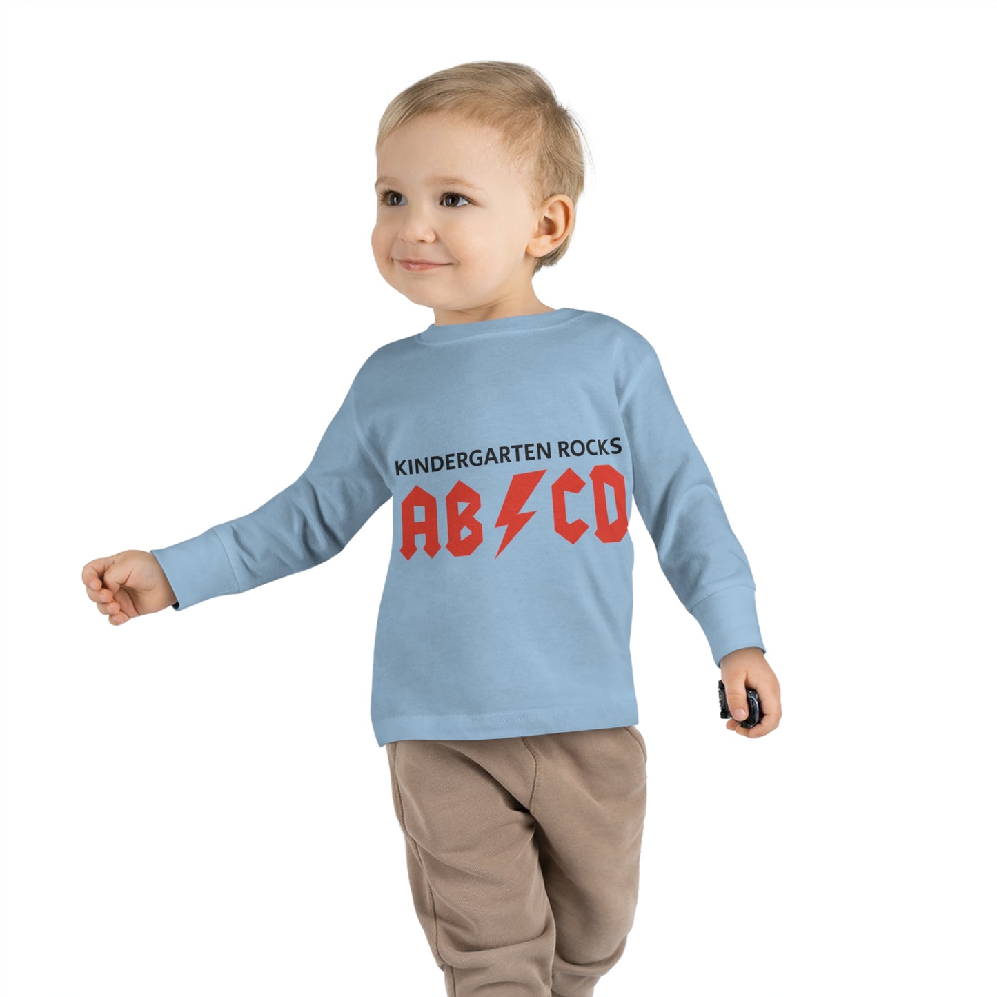 Kindergarten Rock-Toddler Long Sleeve Tee