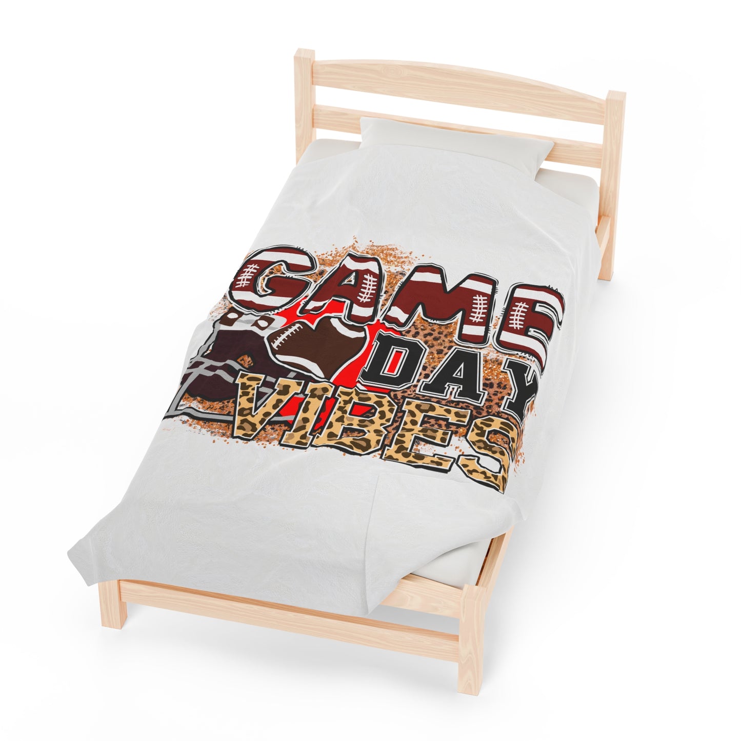 Game Day Vibez-Velveteen Plush Blanket