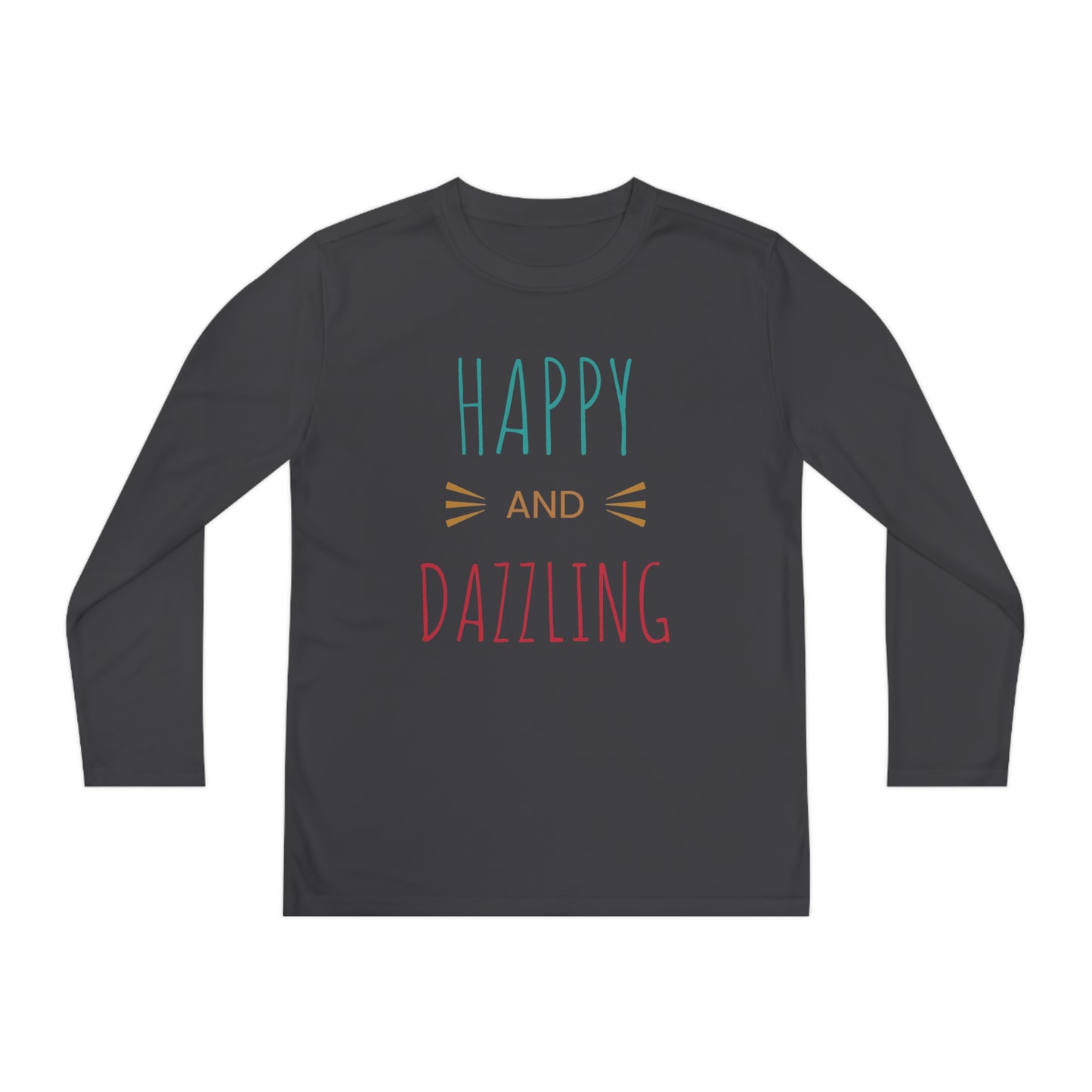 Happy and Dazzling-Youth Long Sleeve Competitor Tee