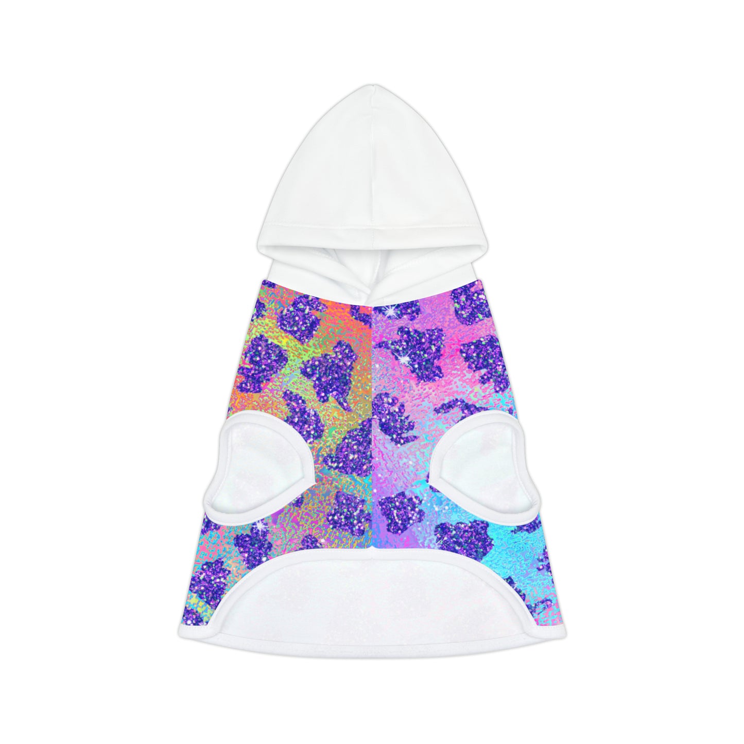 Rainbow Paw Print- Pet Hoodie