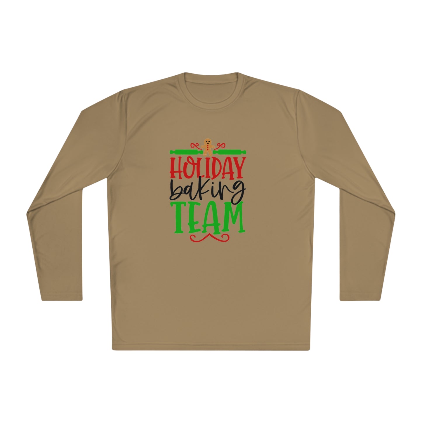 Holiday baking team- Unisex Lightweight Long Sleeve Tee