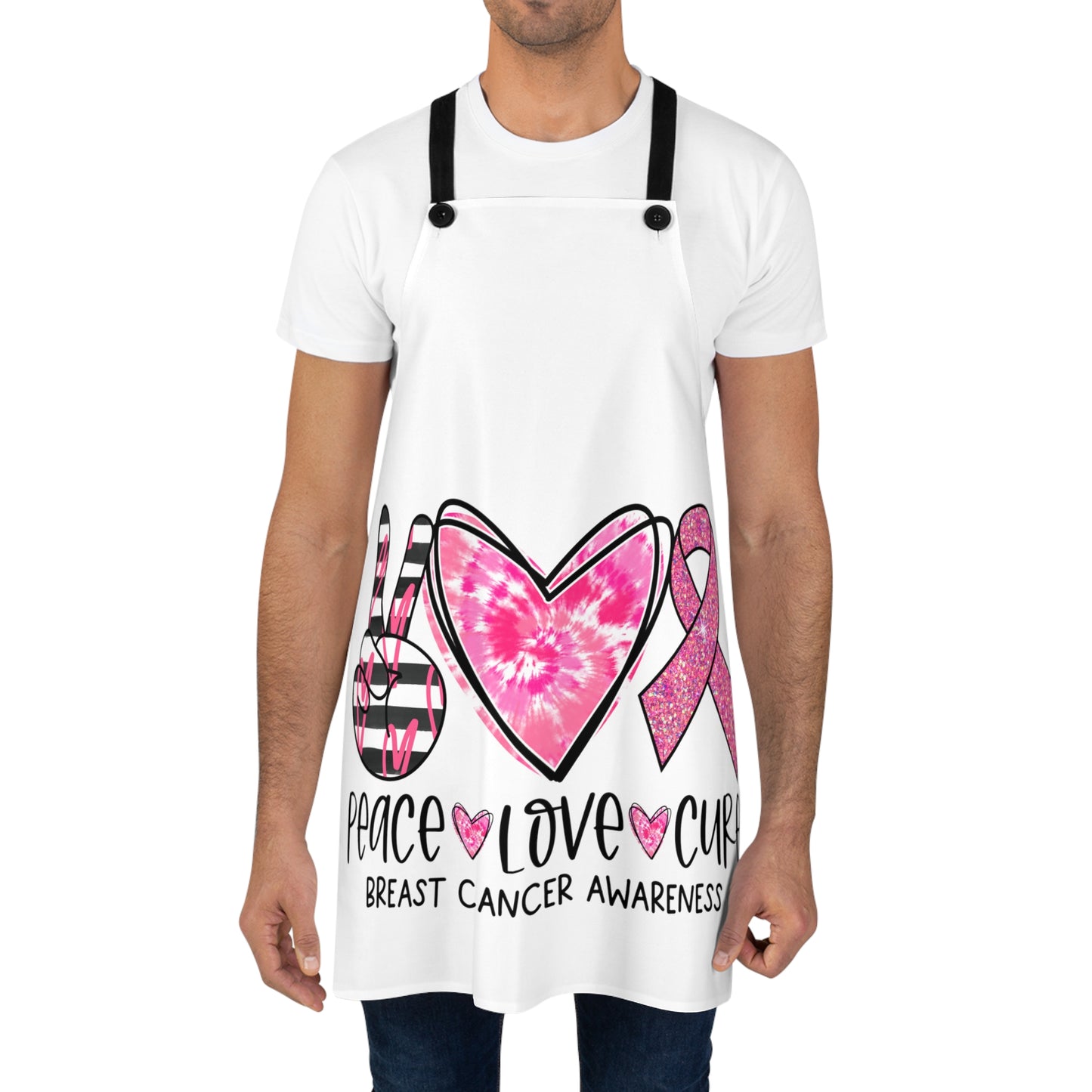 PEACE LOVE CURE-Apron (AOP)