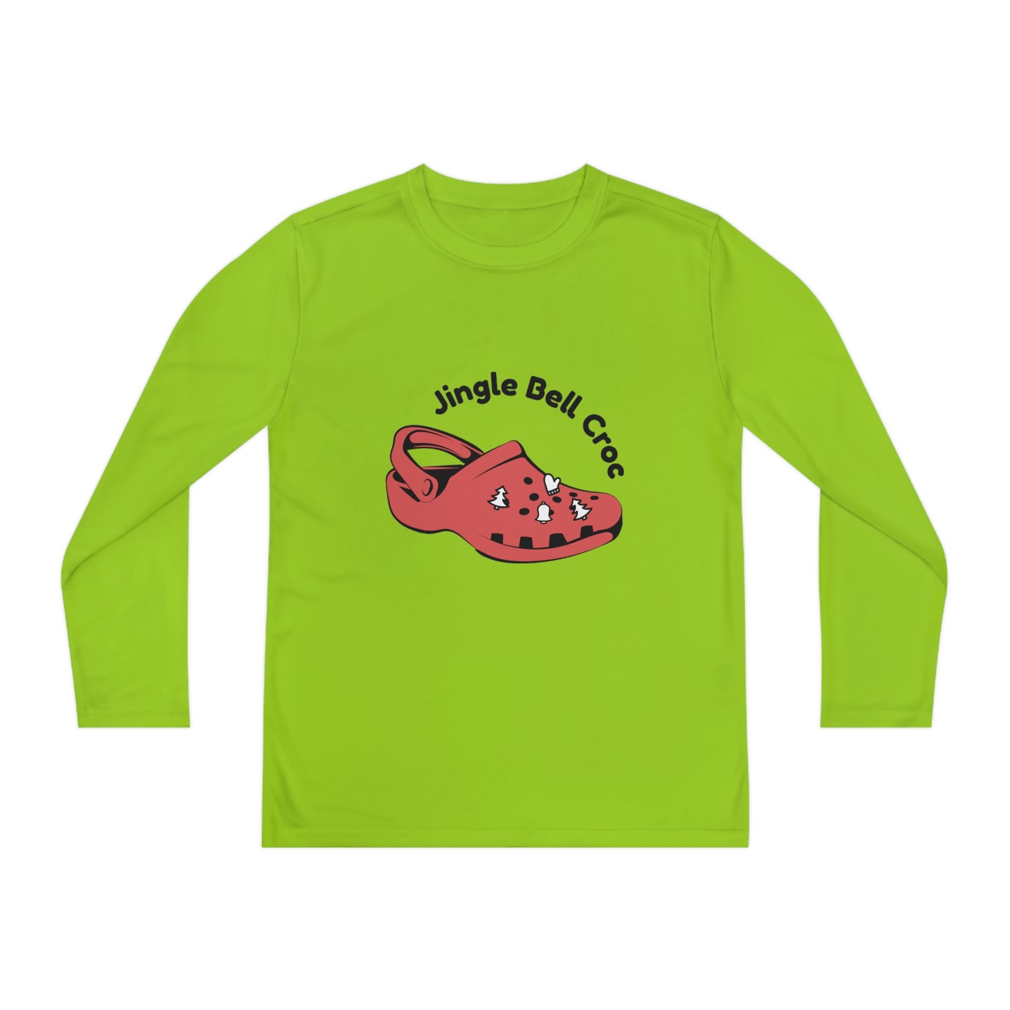 Jingle Bell Crocks-Youth Long Sleeve Competitor Tee