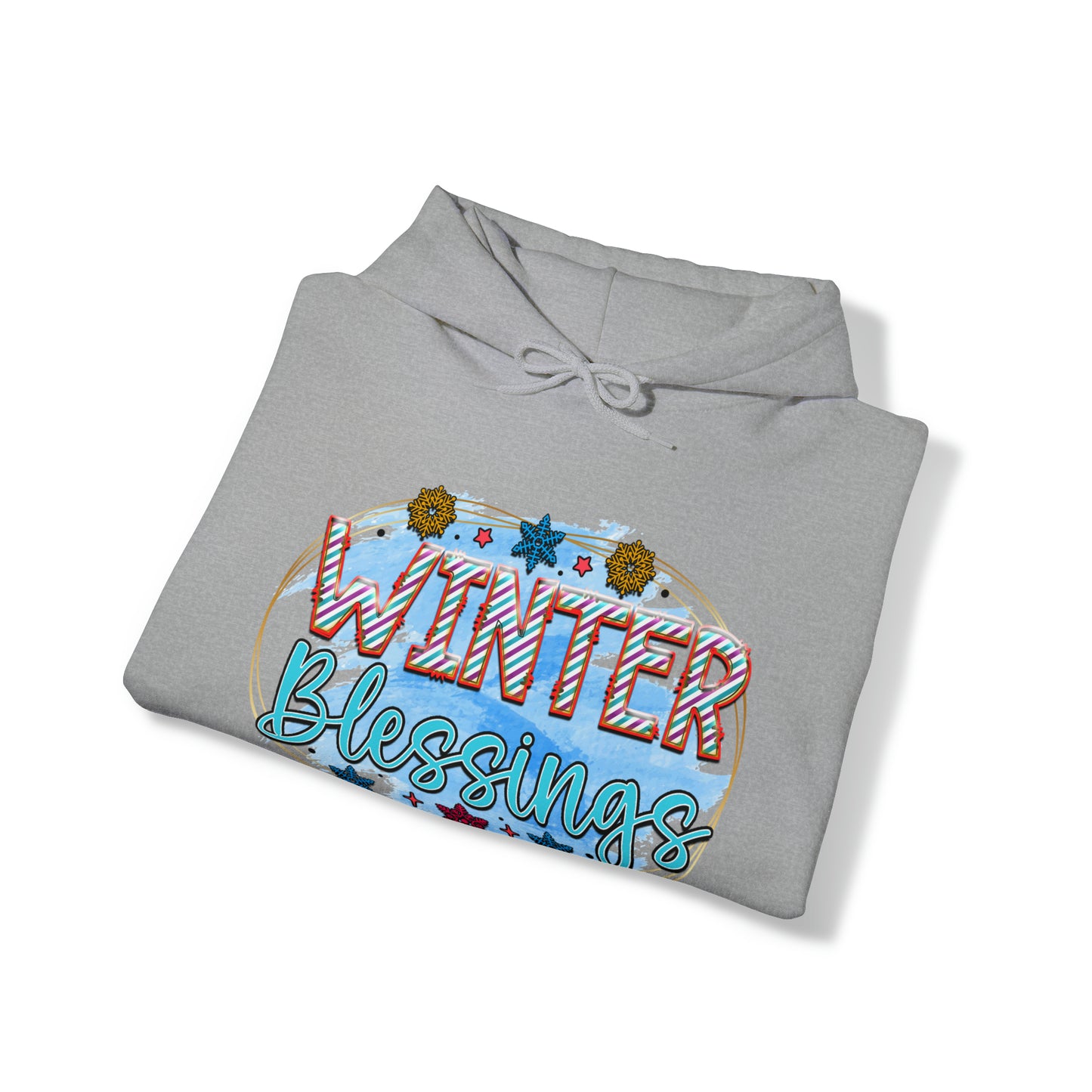 WINTER BLESSINGS-Unisex Heavy Blend™ Hooded Sweatshirt