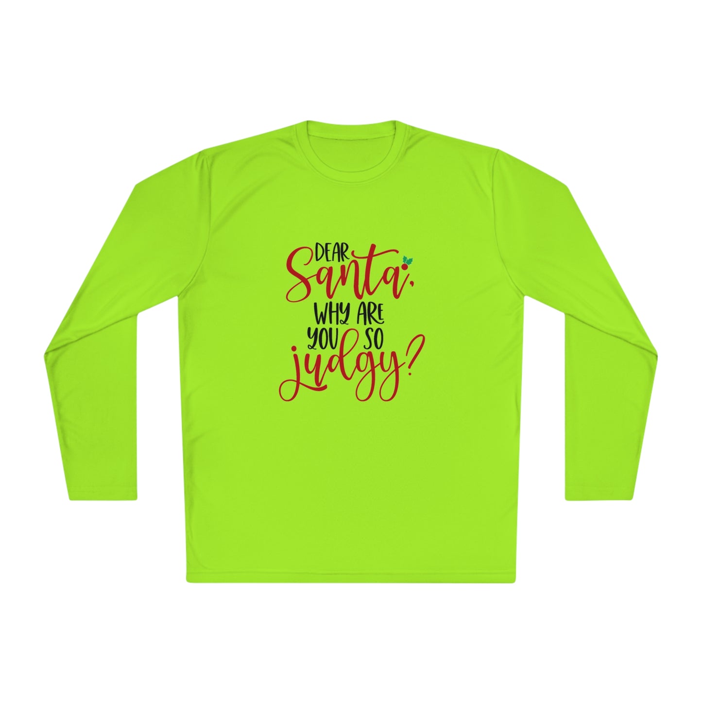 Judgy Santa- Unisex Lightweight Long Sleeve Tee