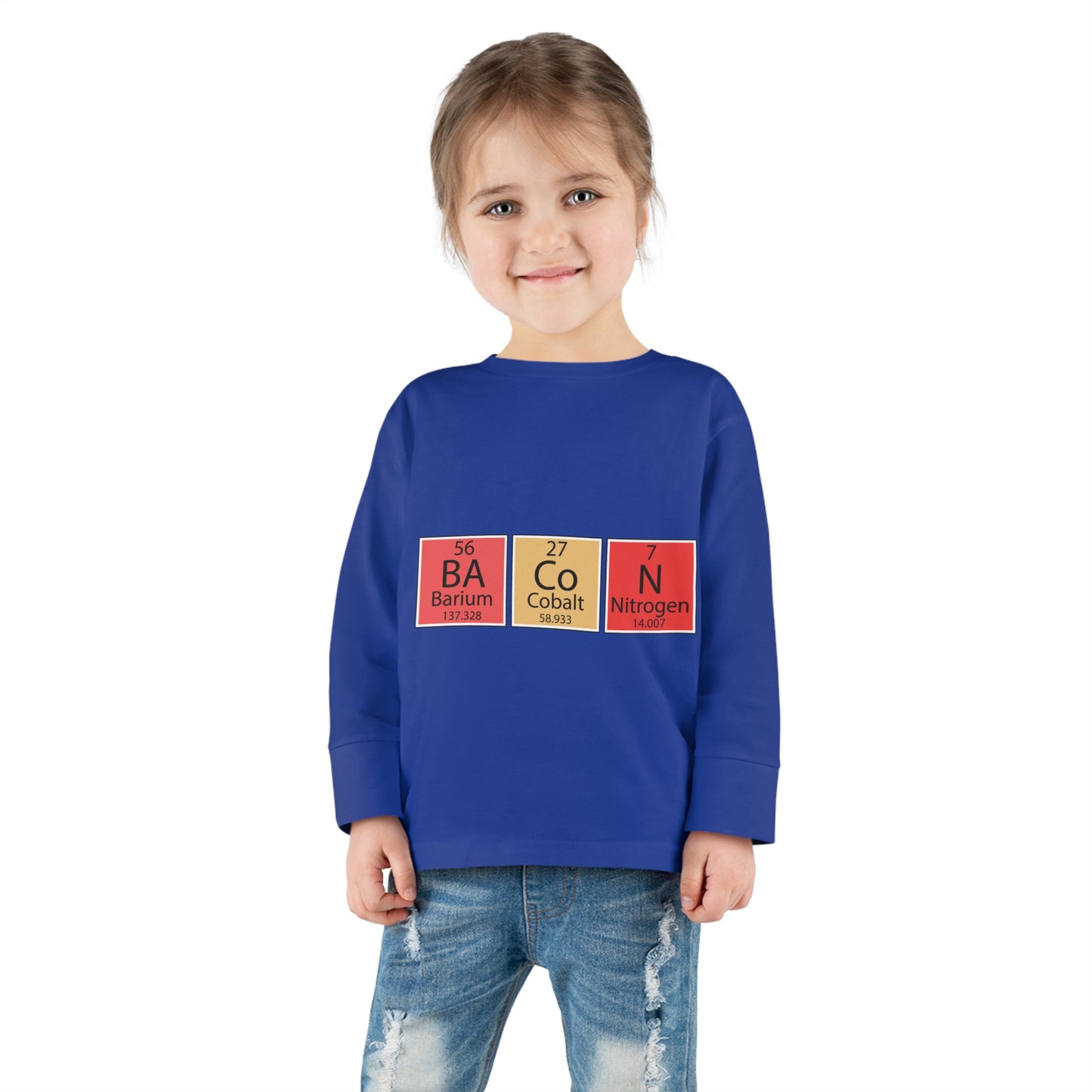 Bacon-Toddler Long Sleeve Tee