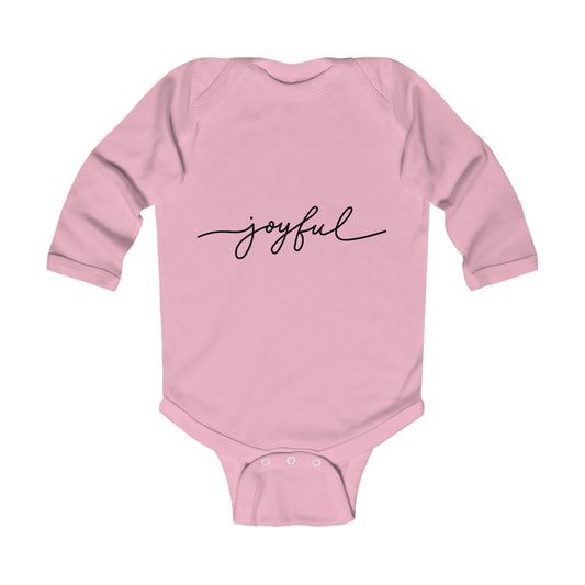 Joyful- Infant Long Sleeve Bodysuit