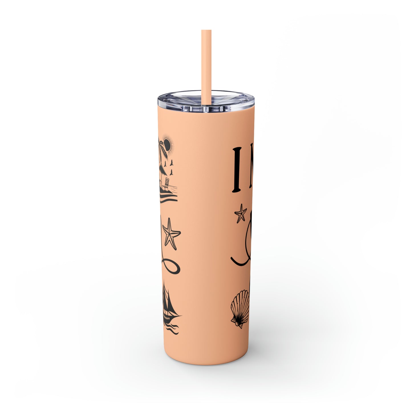 I need vitamin sea-Skinny Tumbler with Straw, 20oz