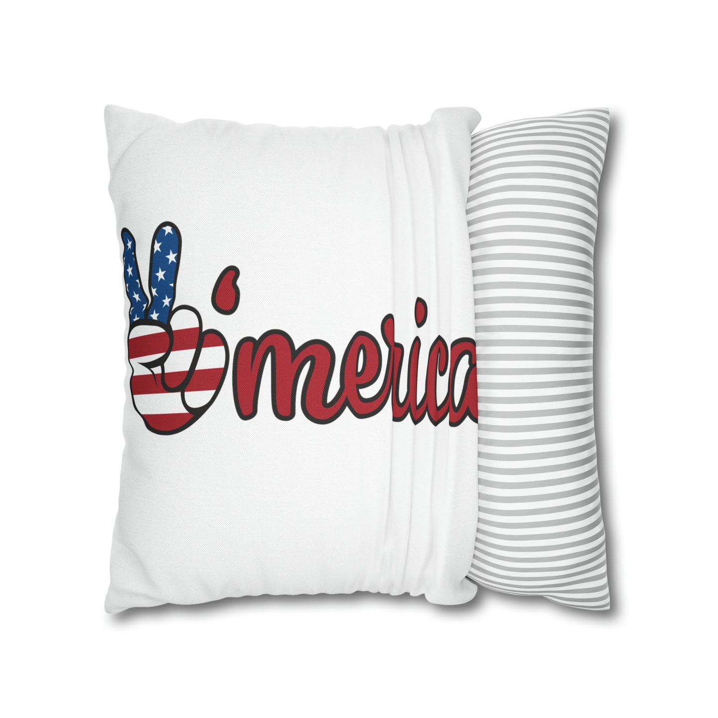 America-Spun Polyester Square Pillow Case