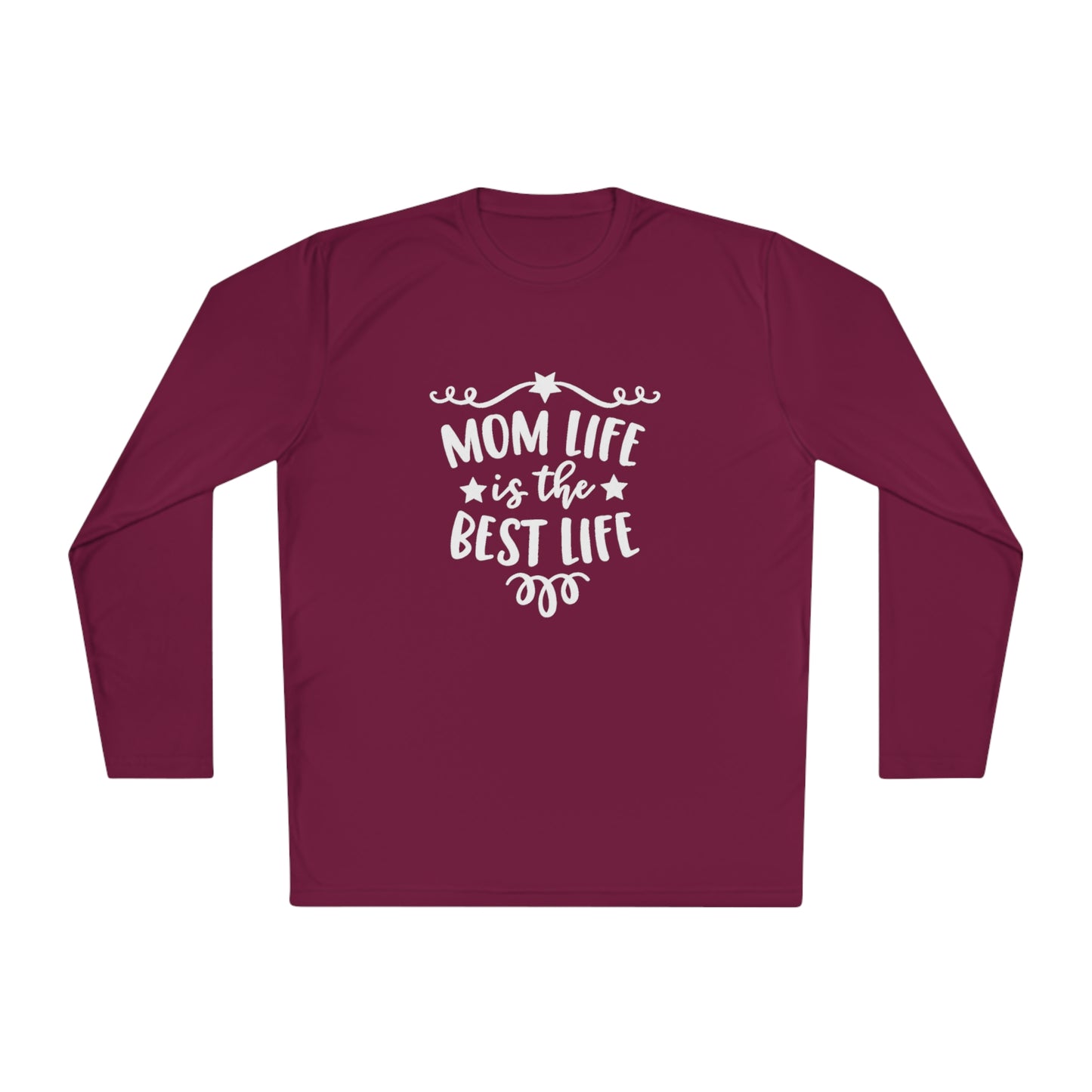 Mom life is the best life- Unisex Lightweight Long Sleeve Tee