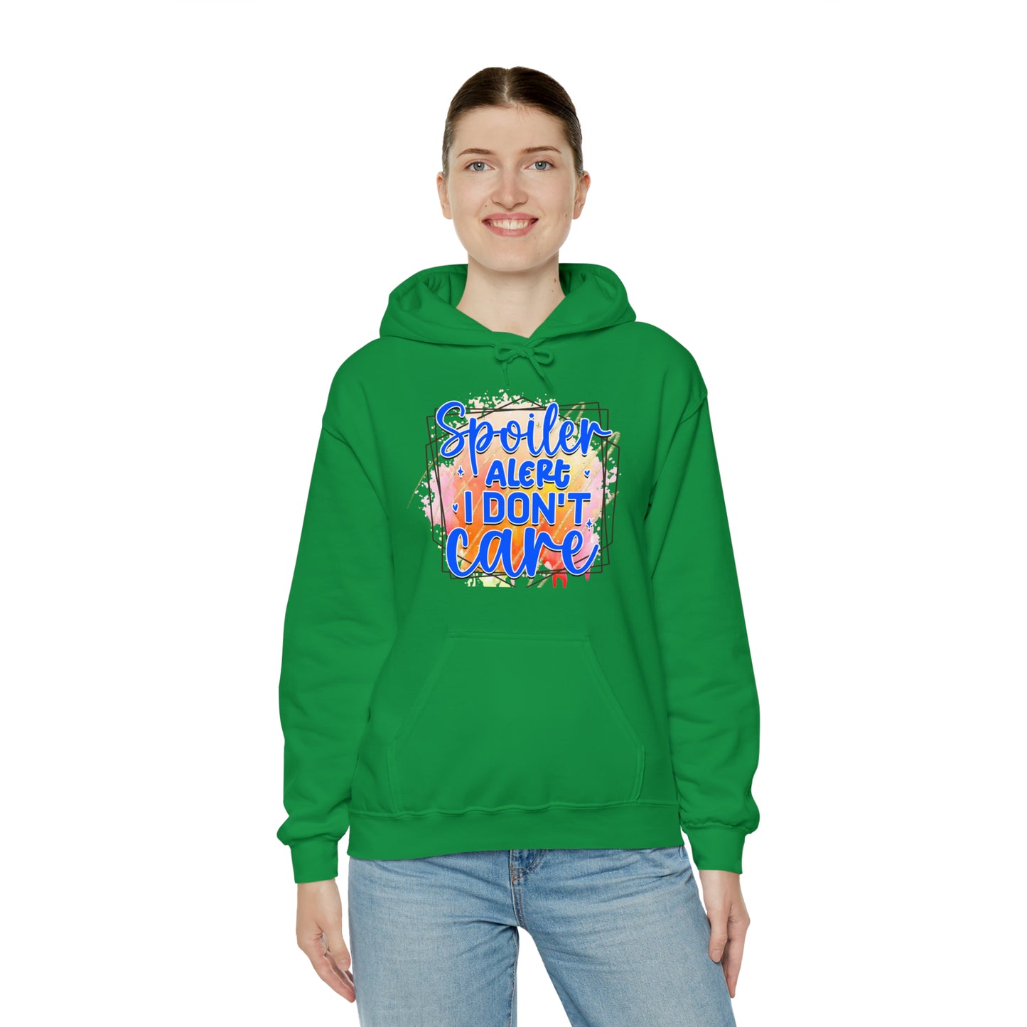 I DON'T CARE- Unisex Heavy Blend™ Hooded Sweatshirt