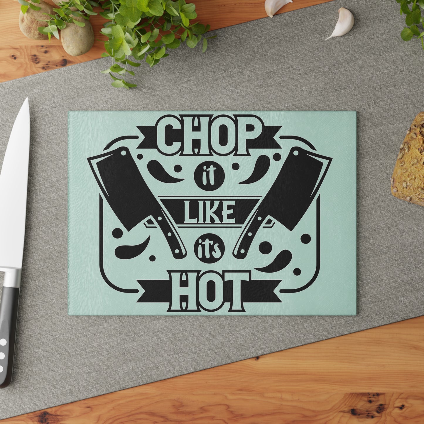 XHOP IT LIKE ITS HOT-Glass Cutting Board