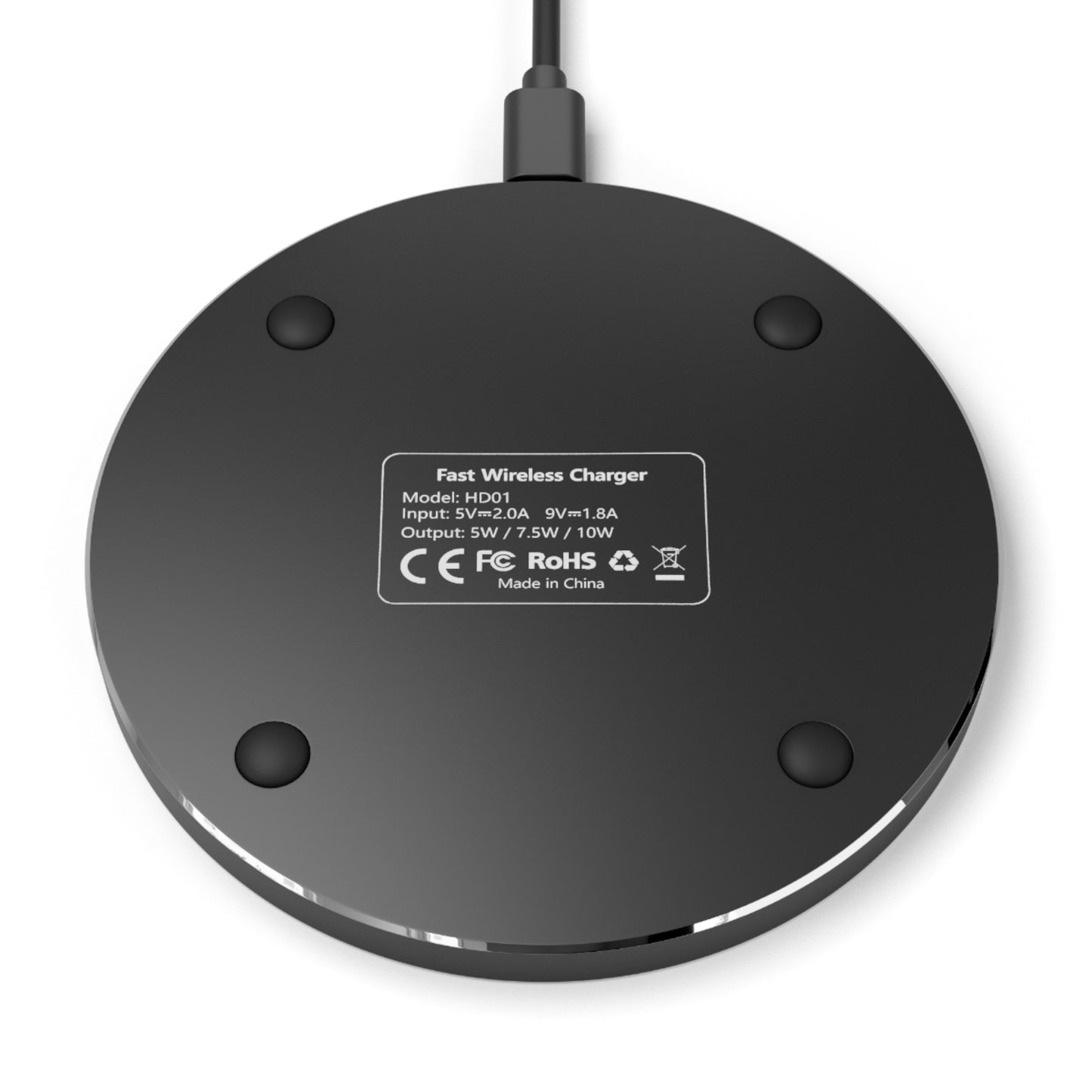 Black Queen Flame- Wireless Charger