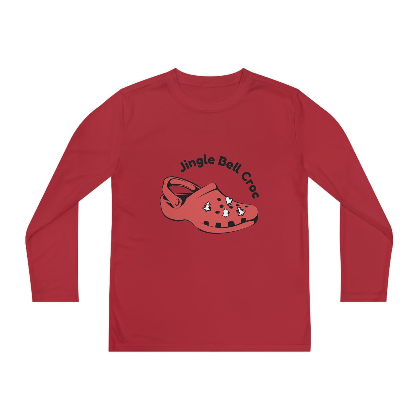 Jingle Bell Crocks-Youth Long Sleeve Competitor Tee