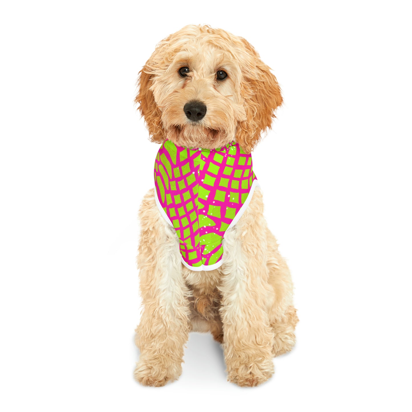 Pink and Green- Pet Hoodie