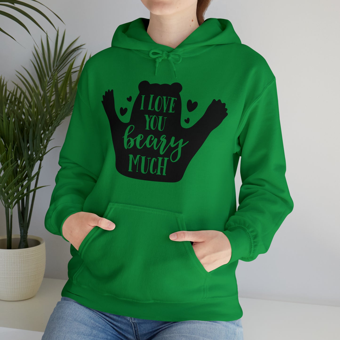 I love you Beary much- Unisex Heavy Blend™ Hooded Sweatshirt