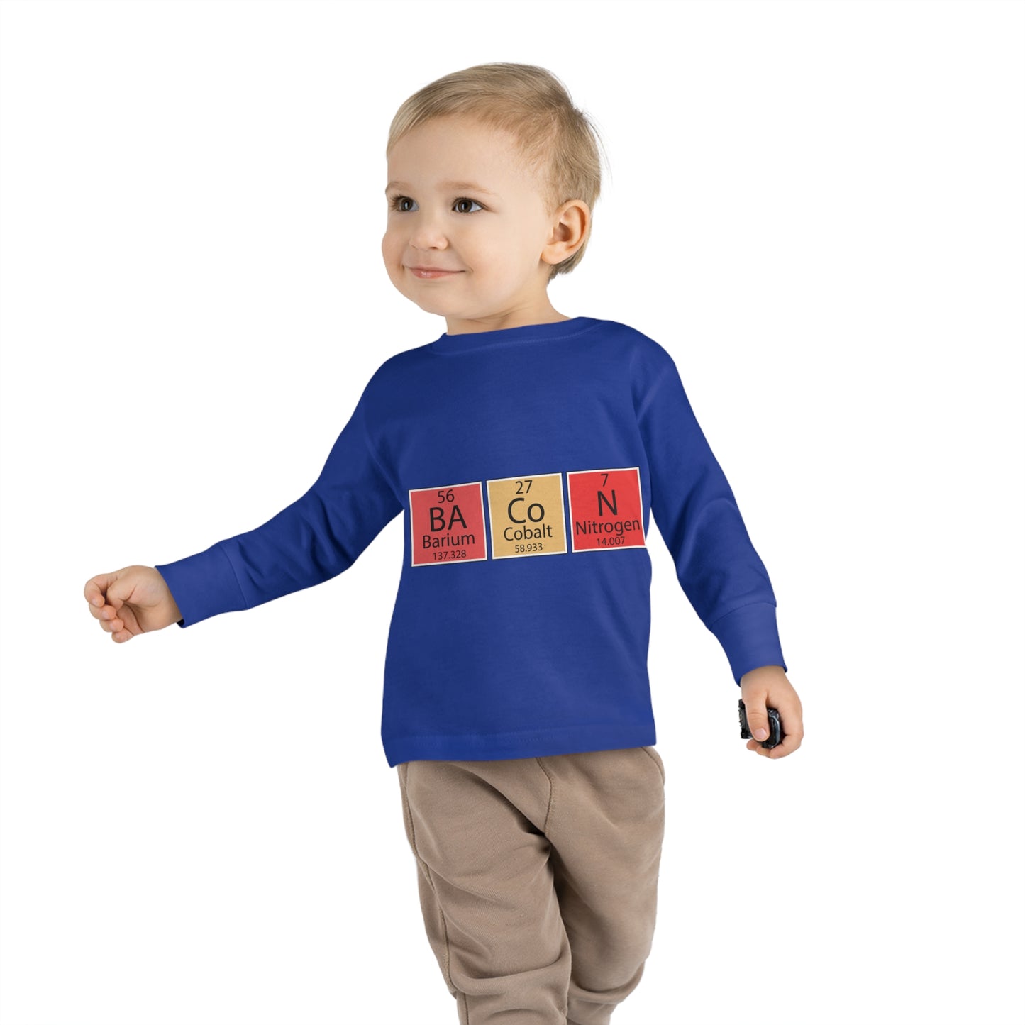 Bacon-Toddler Long Sleeve Tee