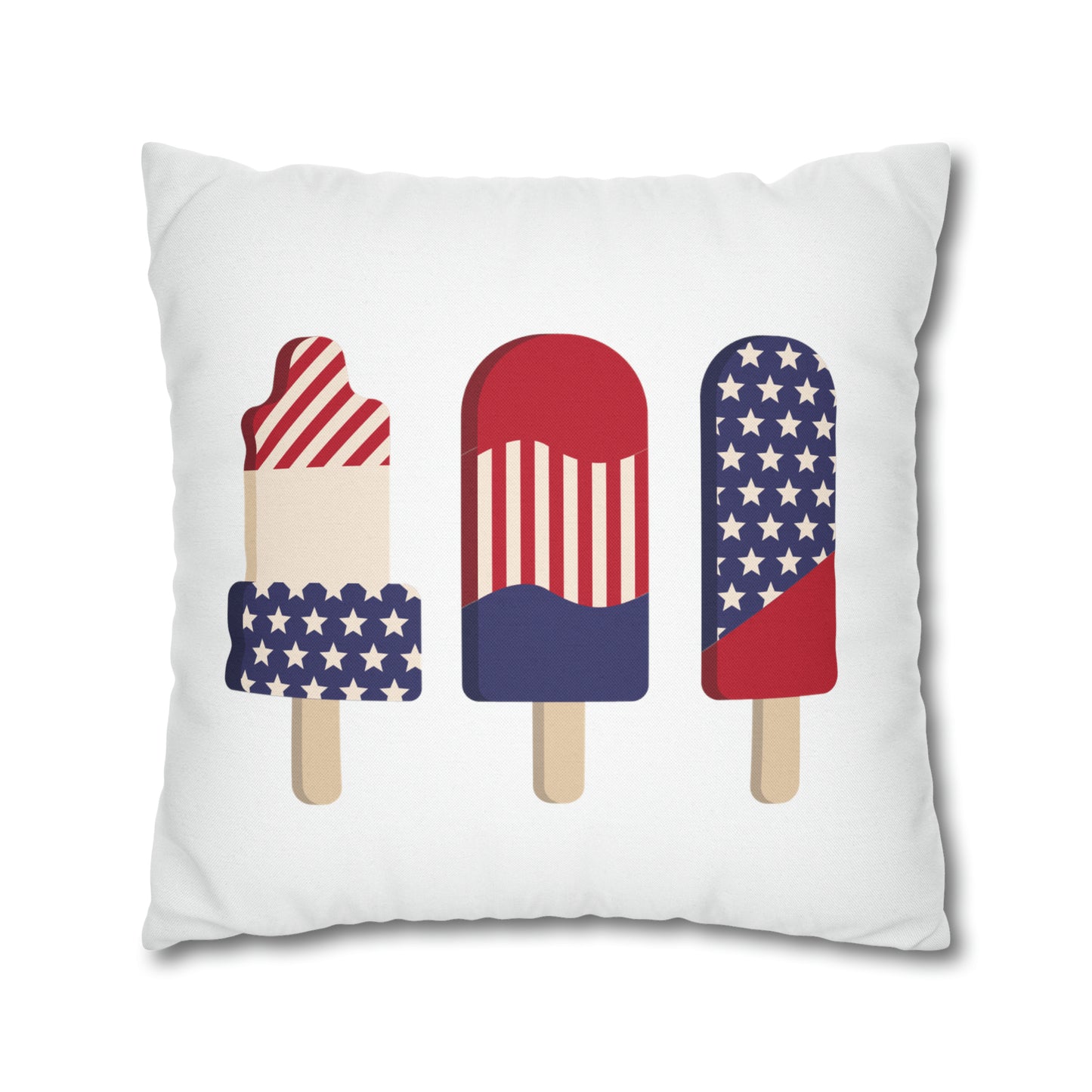 Liberty-Statue-Spun Polyester Square Pillow Case