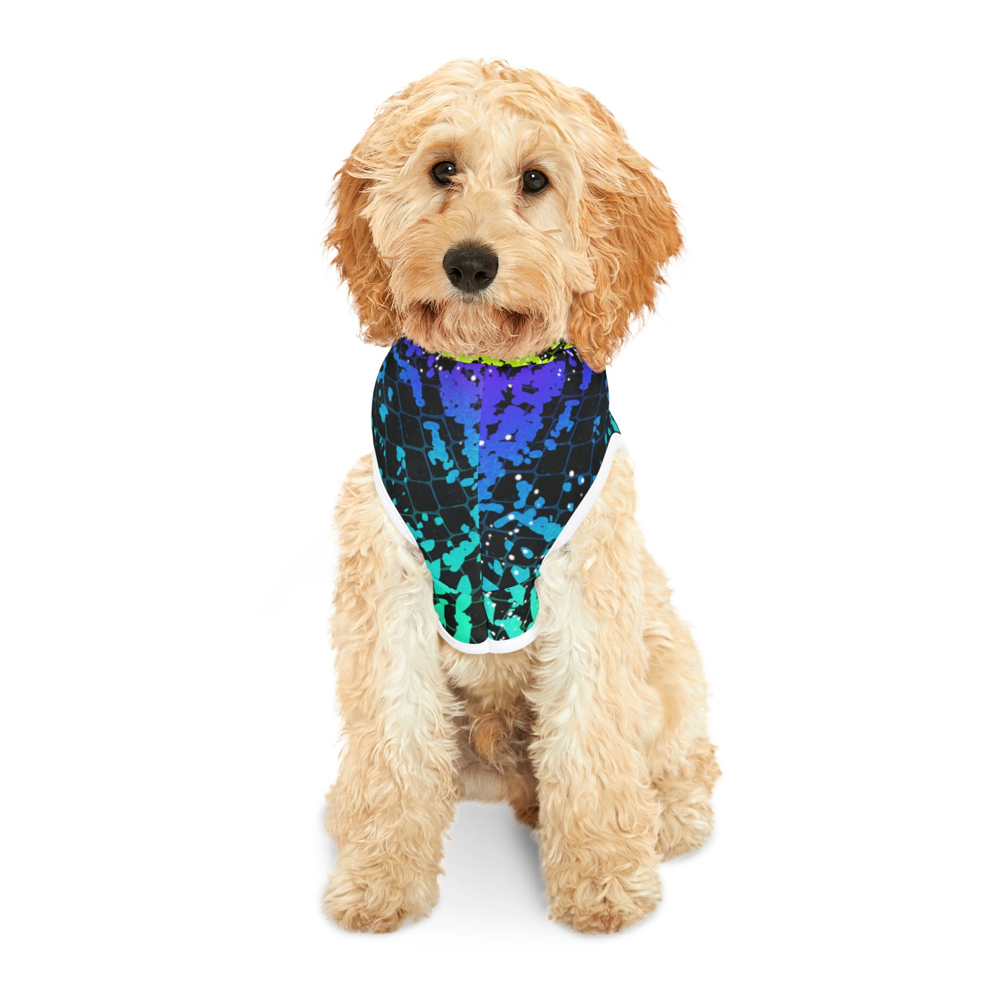 Snake Skin Blue Green- Pet Hoodie