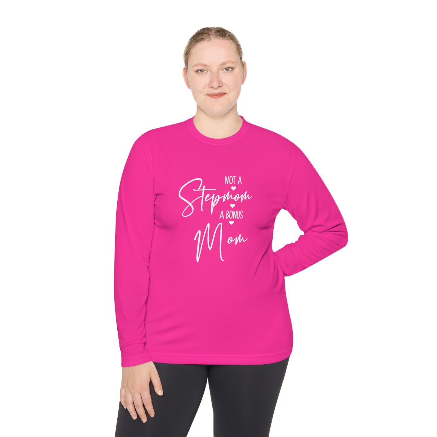 I'm not step mom-Unisex Lightweight Long Sleeve Tee