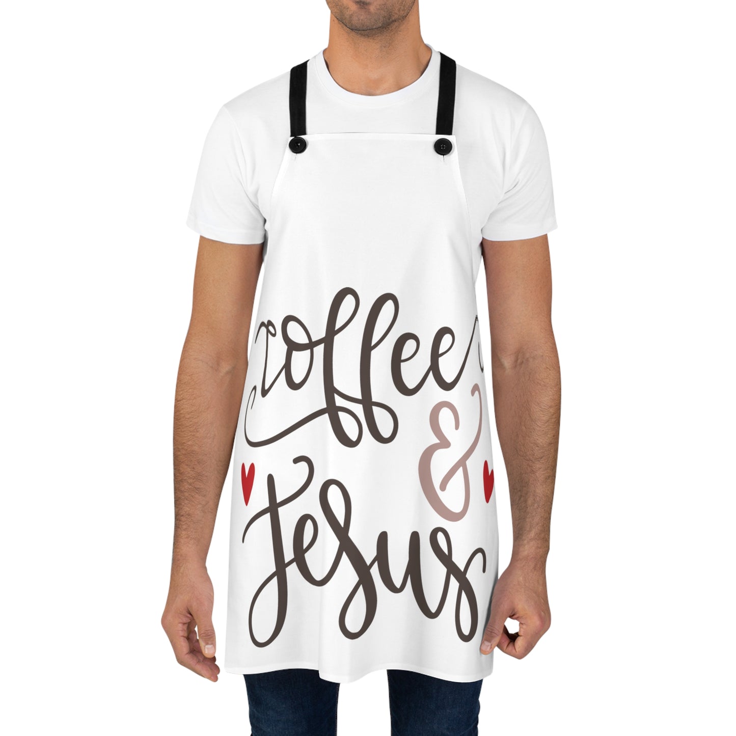 Coffee and Jesus- Apron (AOP)