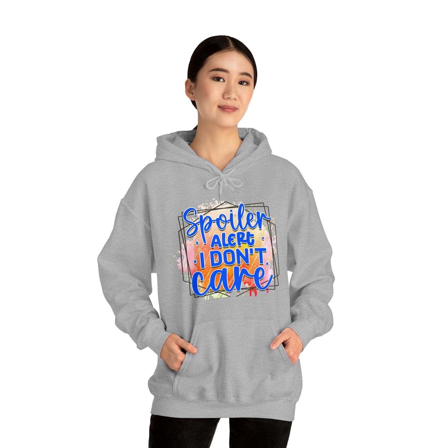 I DON'T CARE- Unisex Heavy Blend™ Hooded Sweatshirt