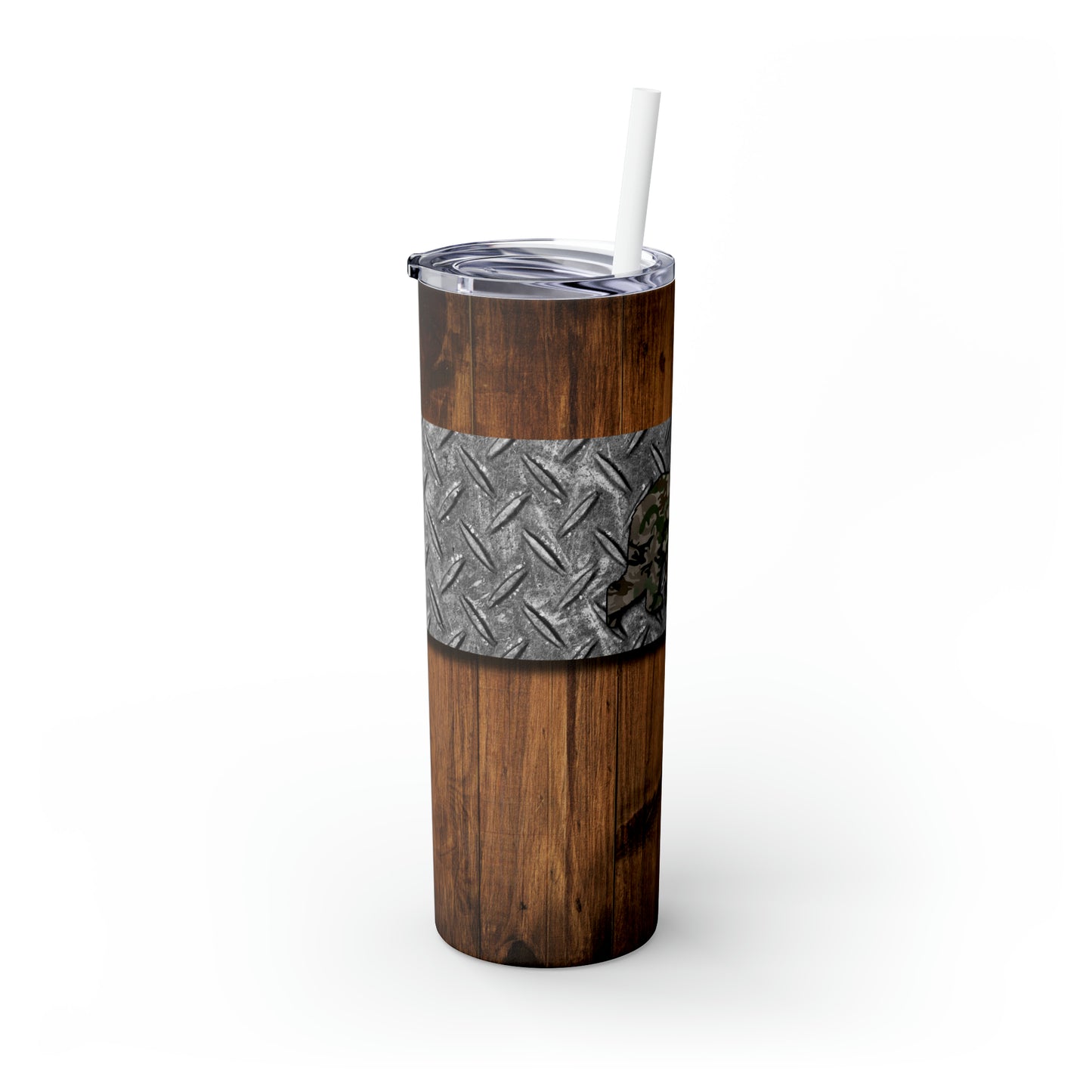 Bear Hunting - Skinny Tumbler with Straw, 20oz