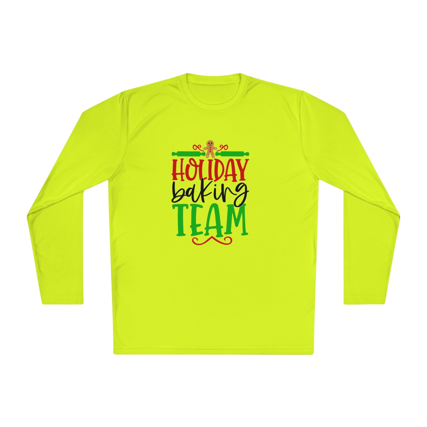 Holiday baking team- Unisex Lightweight Long Sleeve Tee