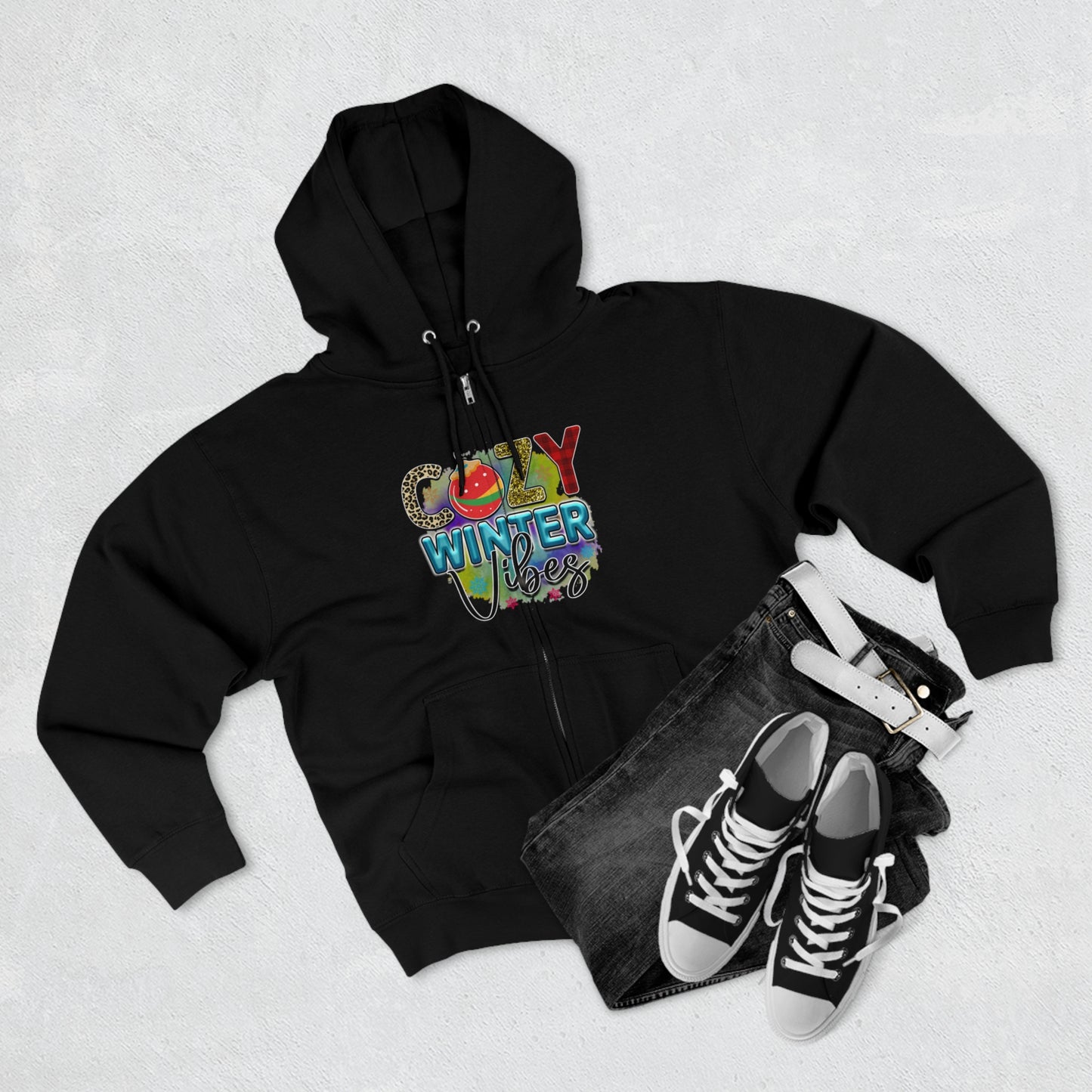 Cozy and warm-Unisex Premium Full Zip Hoodie