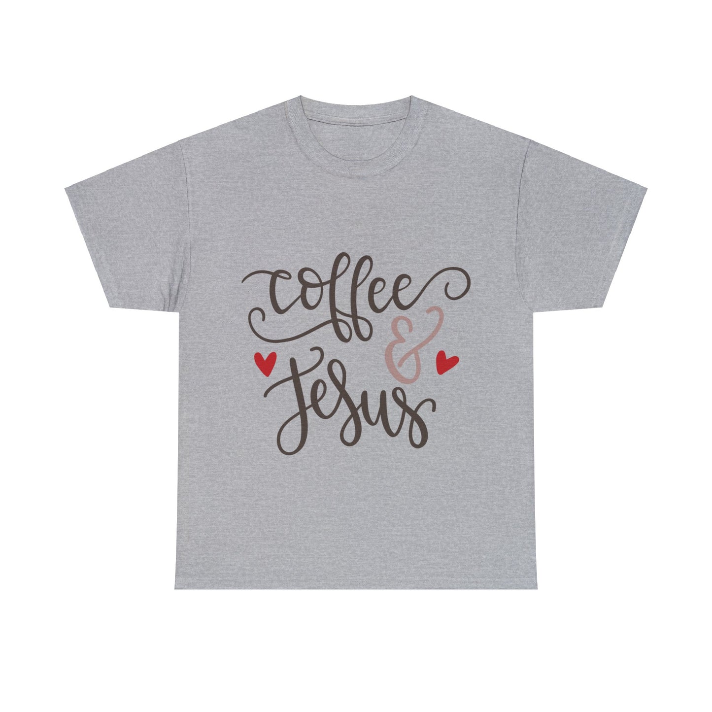 Coffee and Jesus - Unisex Heavy Cotton Tee