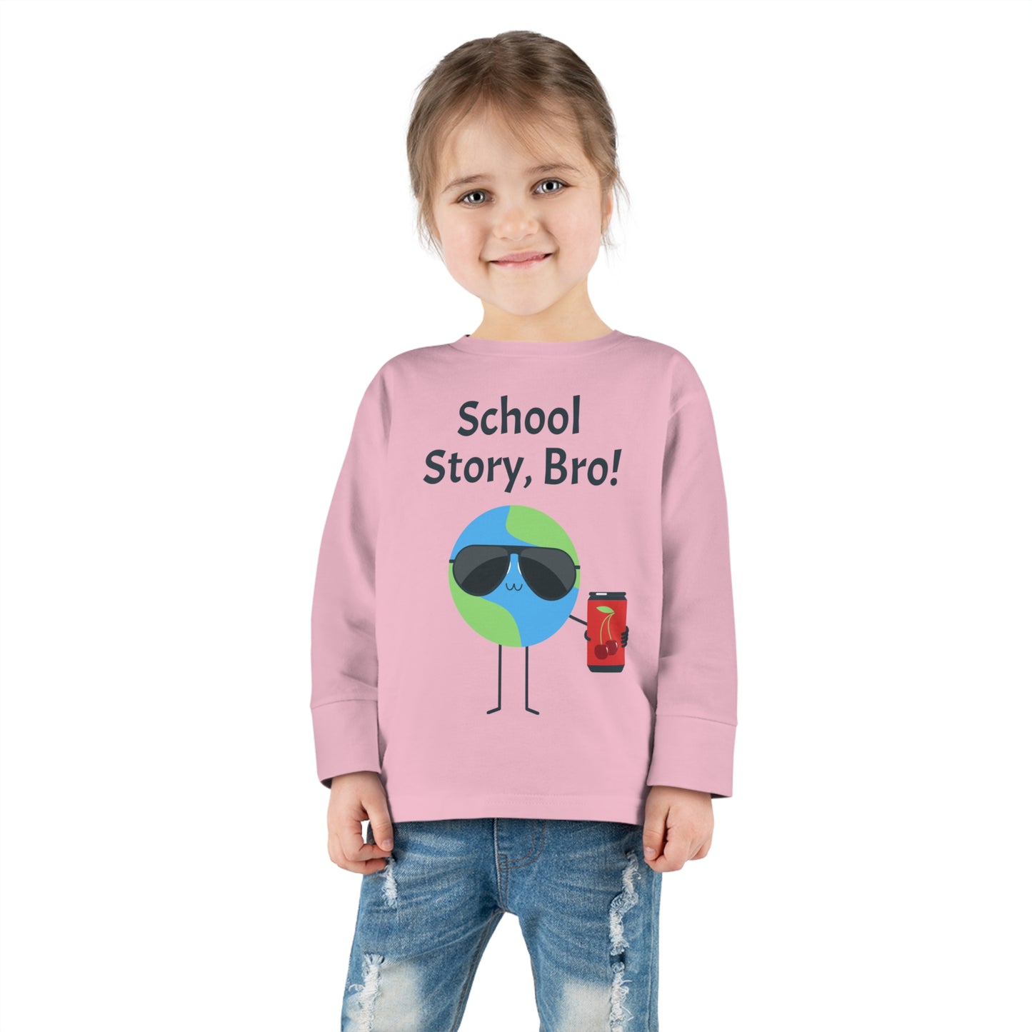 School Story Bro-Toddler Long Sleeve Tee