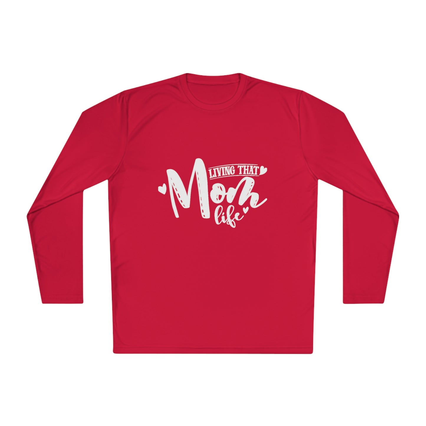 Living that Cheer mom life-  Ladies Lightweight Long Sleeve Tee