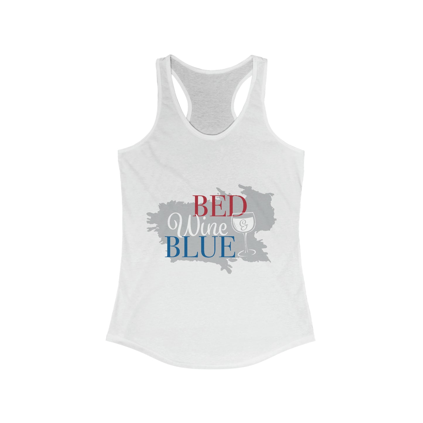 Red Wine and Blue Women's Ideal Racerback Tank