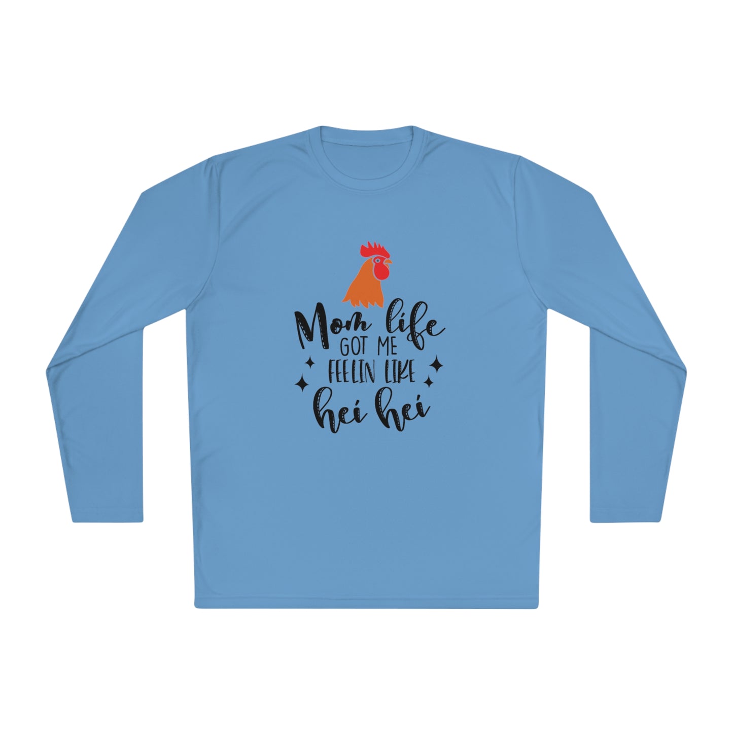 Mom life- Rooster- Unisex Lightweight Long Sleeve Tee