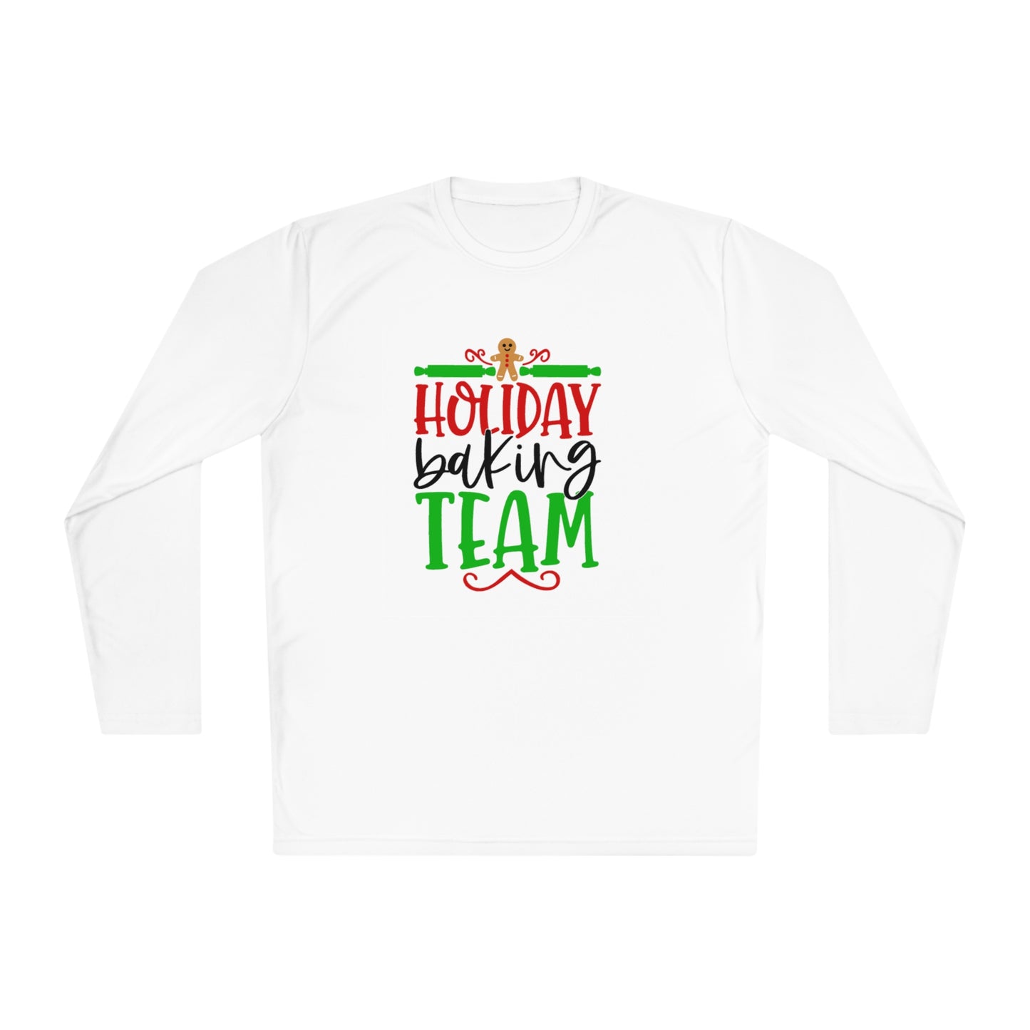 Holiday baking team- Unisex Lightweight Long Sleeve Tee