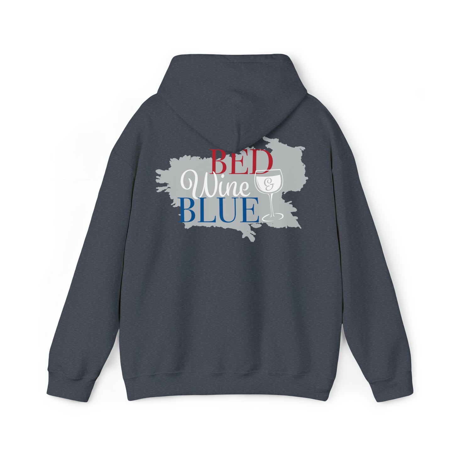 Red Wine and Blue- Unisex Heavy Blend™ Hooded Sweatshirt