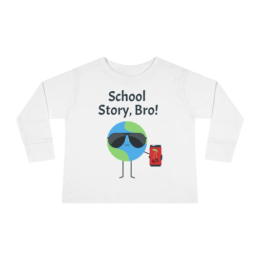 School Story Bro-Toddler Long Sleeve Tee