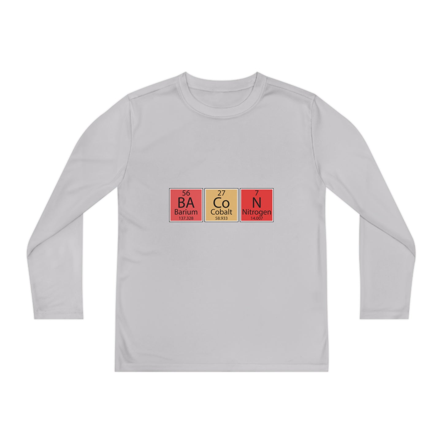 Bacon-Youth Long Sleeve Competitor Tee