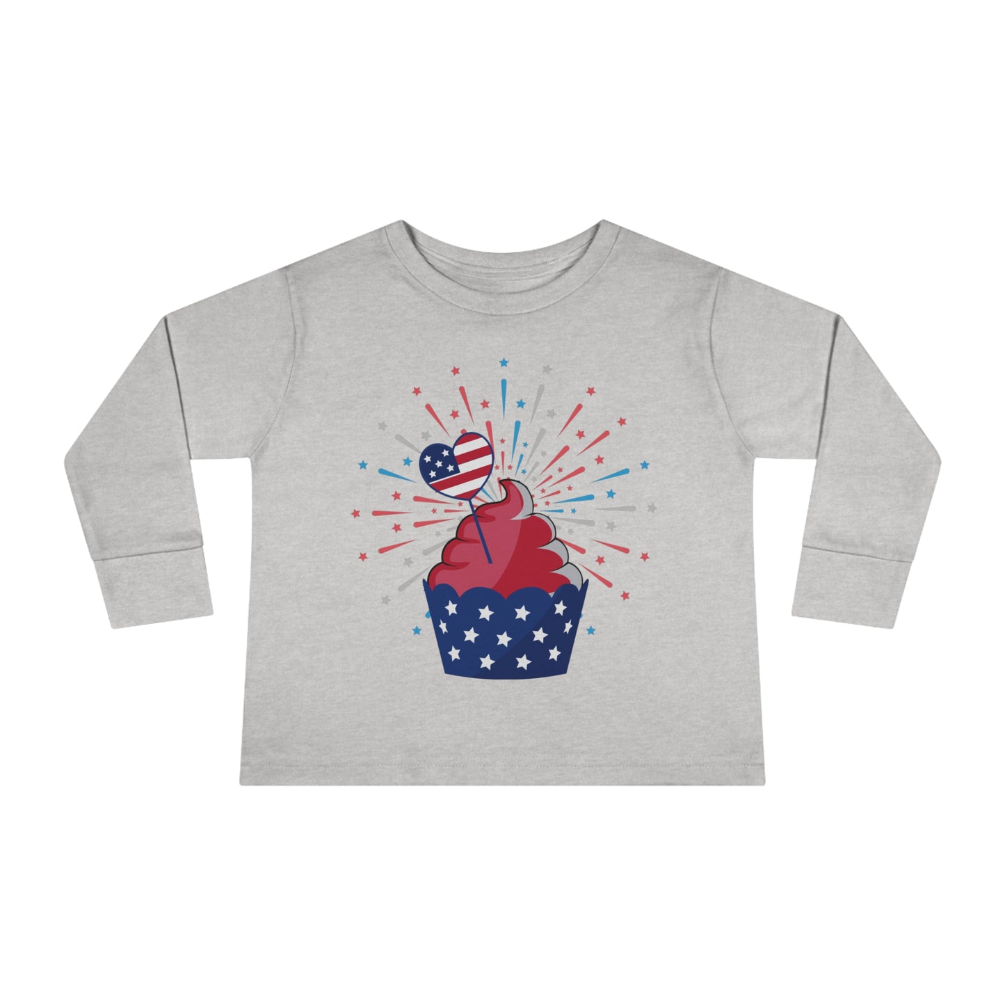 Independant cupcake-Toddler Long Sleeve Tee