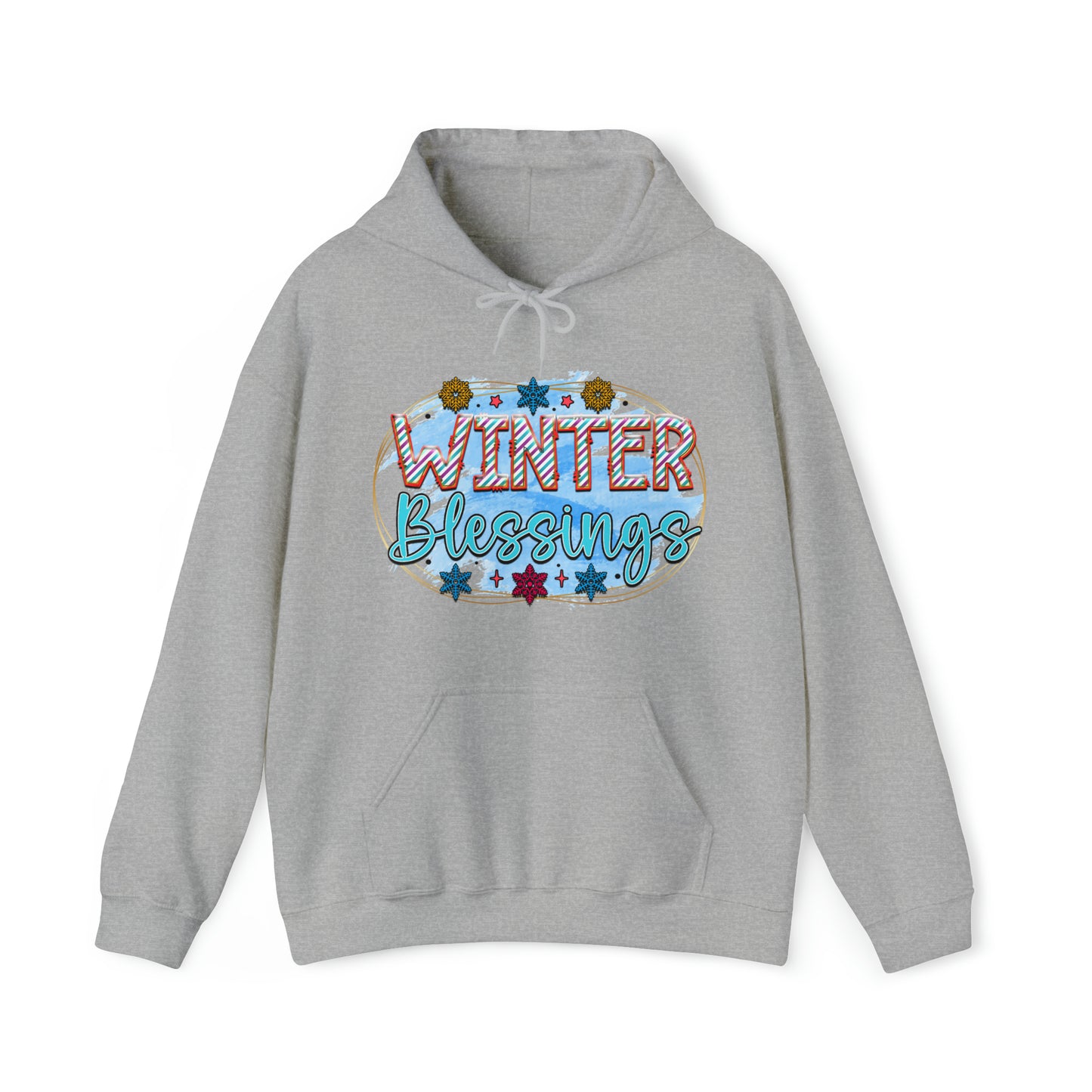 WINTER BLESSINGS-Unisex Heavy Blend™ Hooded Sweatshirt